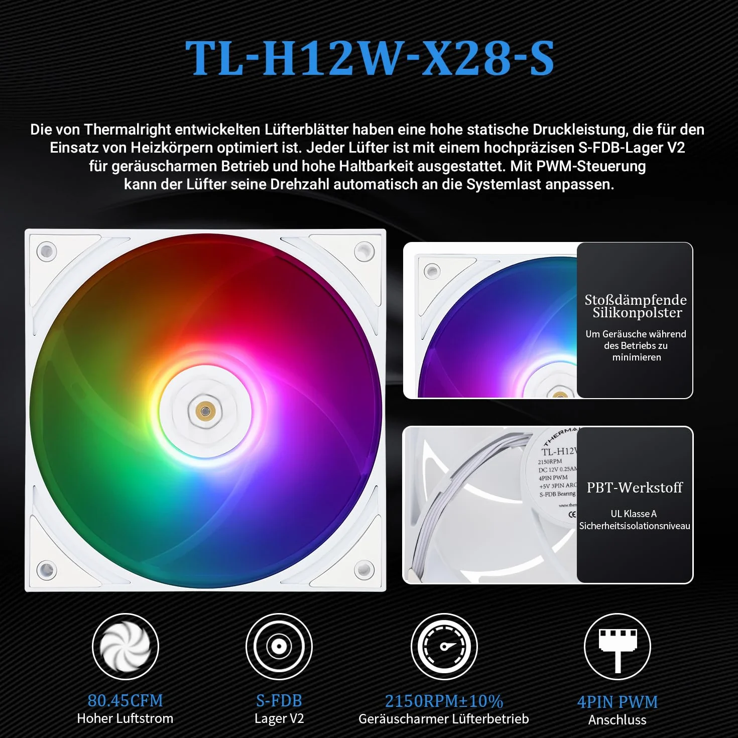 Thermalright Grand Vision 240 ARGB AIO Chłodnica procesora PC 240 specyfikacje IPS LCD 480 x 480 i 3,4 cala do AM5, Intel LGA1700/1851, wysoka wydajność