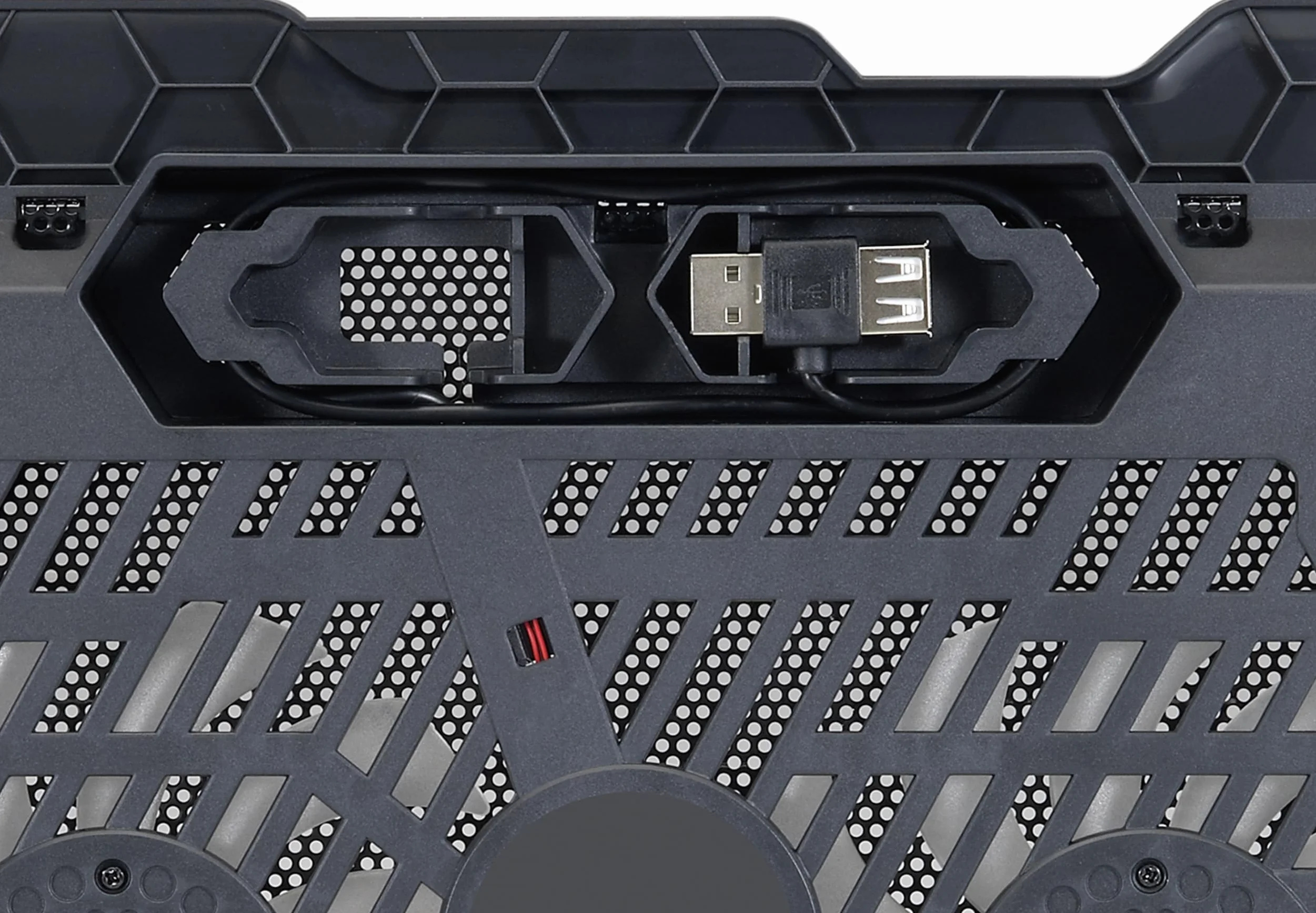 Conceptronic THANA01B podkładka chłodząca do notebooka, laptop do 15,6 cala, 2 wentylatory, 2-stopniowa regulacja wysokości