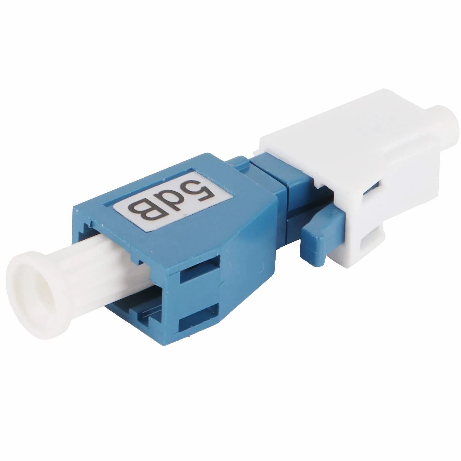 Tłumik Światłowodowy LC/UPC 5dB Jednomodowy Adapter Męsko-Żeński Dwuportowy dla Sieci FTTH GPON