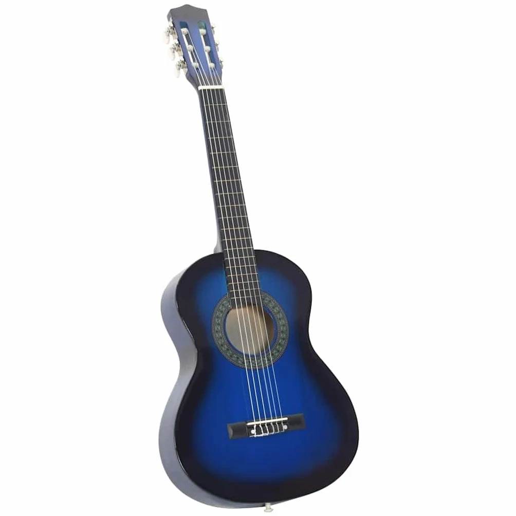 vidaXL Gitara klasyczna dla początkujących i dzieci, 1/2, 34", lipa