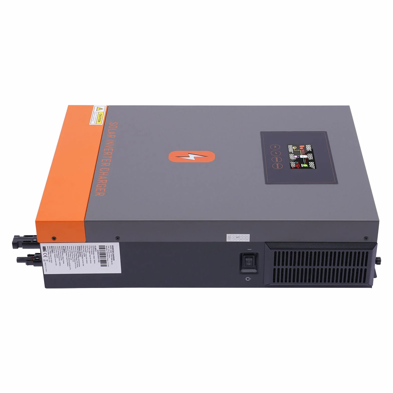 Hybrydowy falownik 24 v 4500 w/30 V 6500 w/48 V 10200 W z ekranem dotykowym ładowarka solarna z ładowarką, sieć priorytetowa, solarny regulator ładowania (24 V 4500 w)