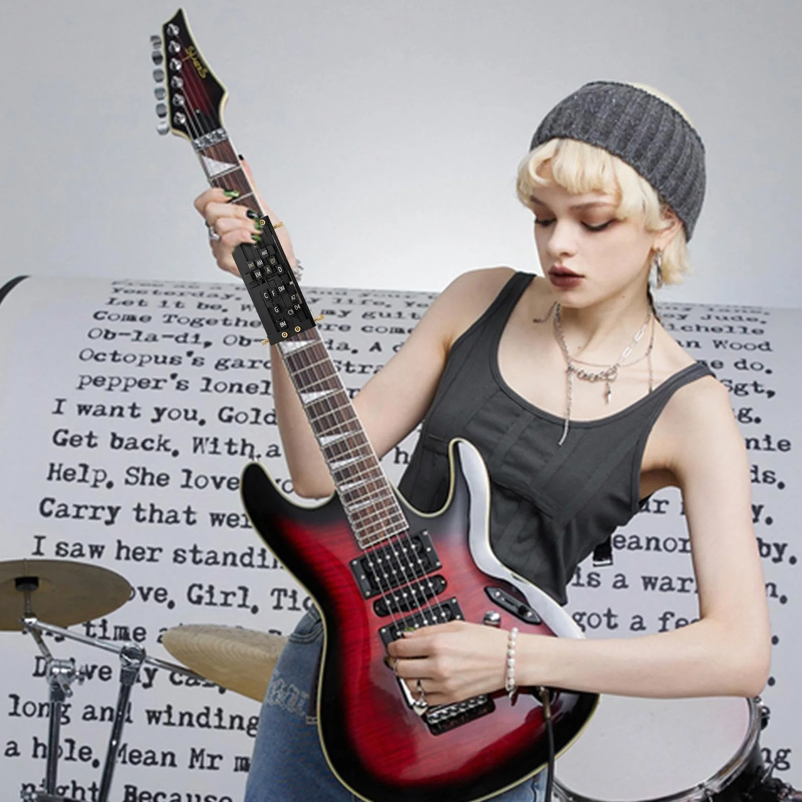 Narzędzia do nauki gry na gitarze - wielofunkcyjne narzędzie do nauki akordów dla początkujących seniorów