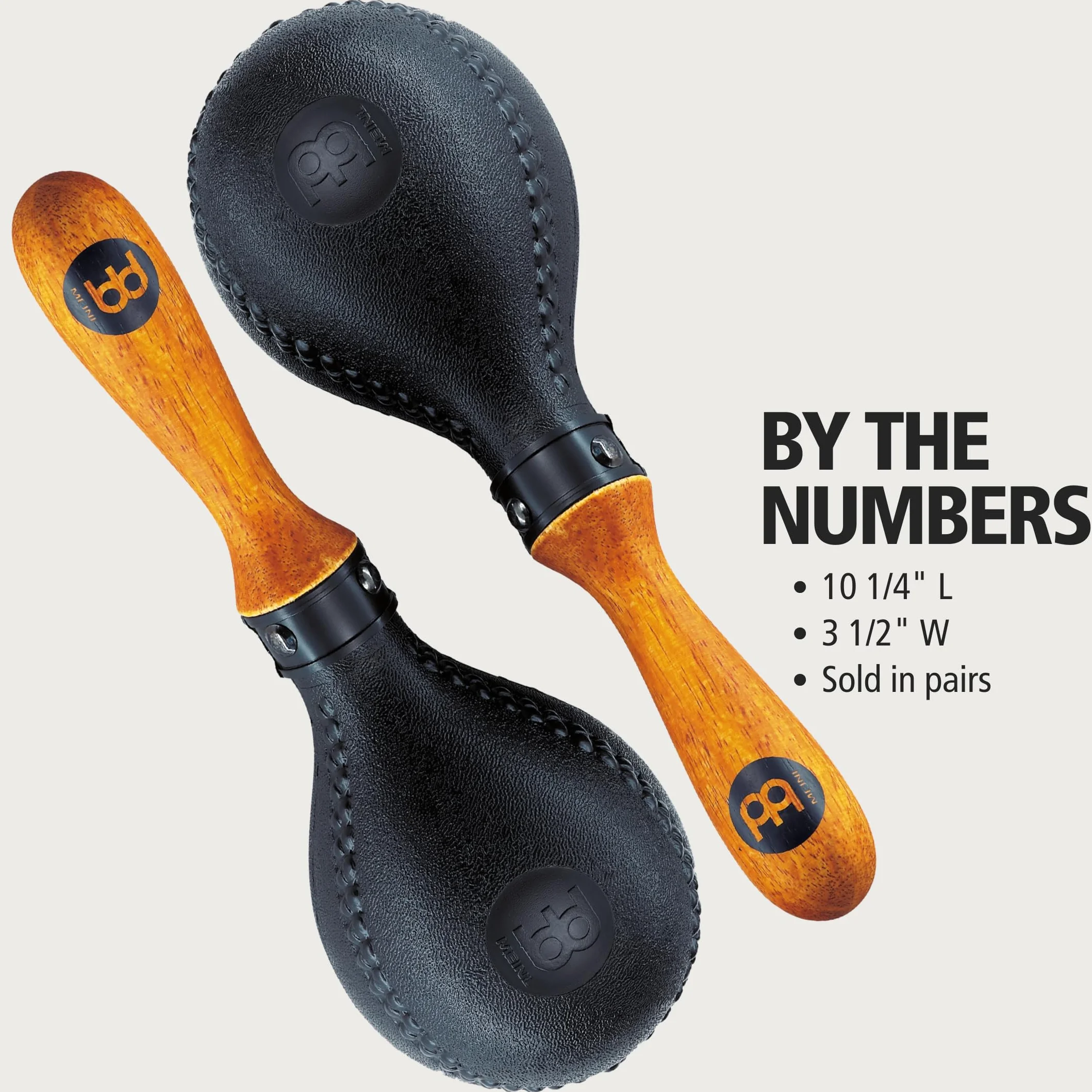 Meinl Maracas PM2BK, black - Shaker