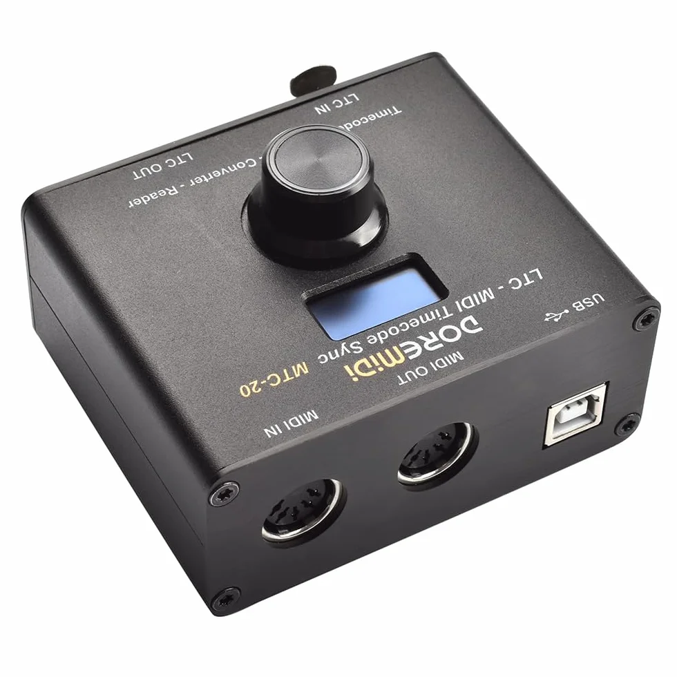 timecode Sync (MTC-20) Urządzenie do synchronizacji MIDI i SMPTE LTC