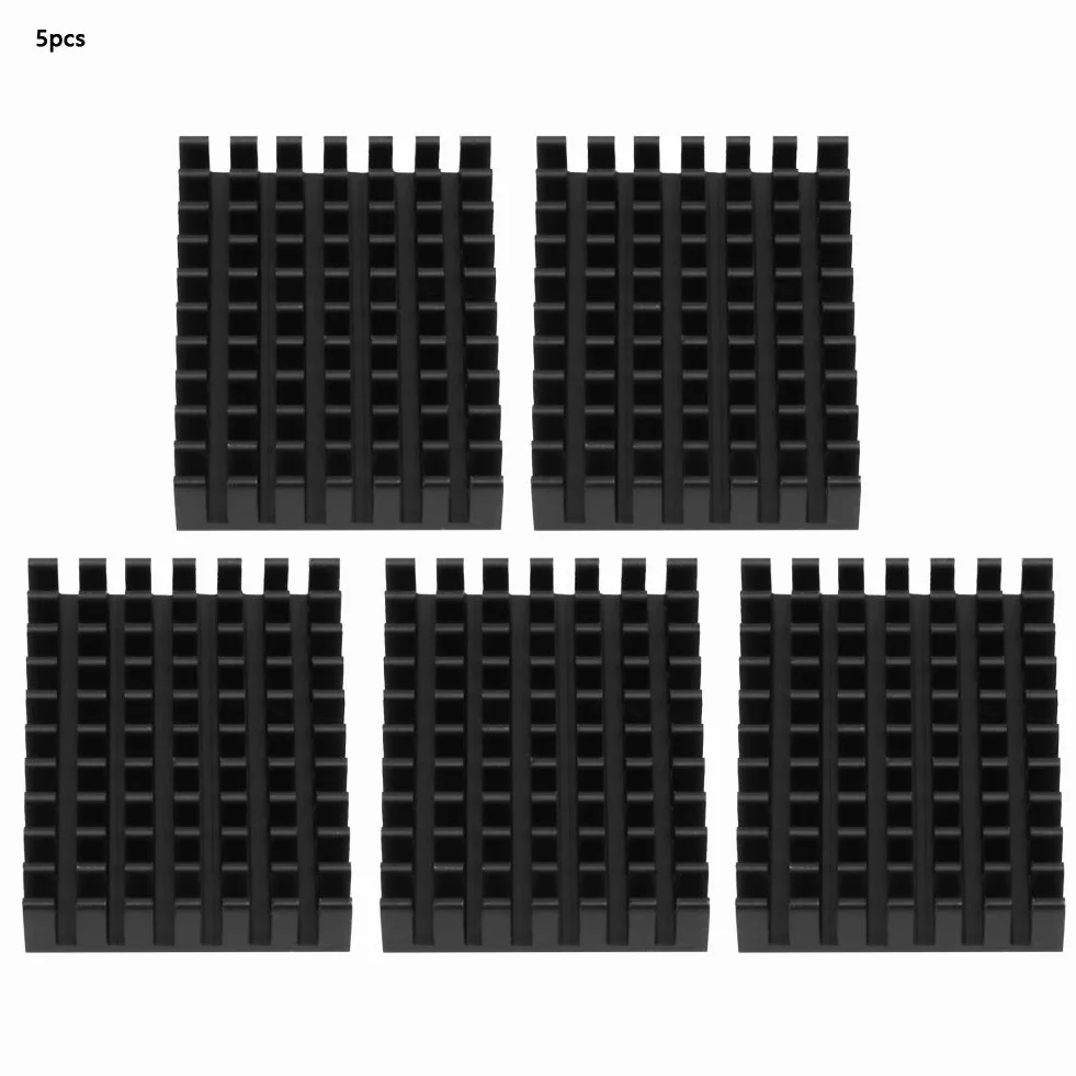 FTVOGUE 5 sztuk P40 x 8 x 30-B aluminiowe żebra radiatorowe radiator moduł radiatora do CPU elektroniczna płytka obwodu drukowanego chip 40 x 8 x 30 mm