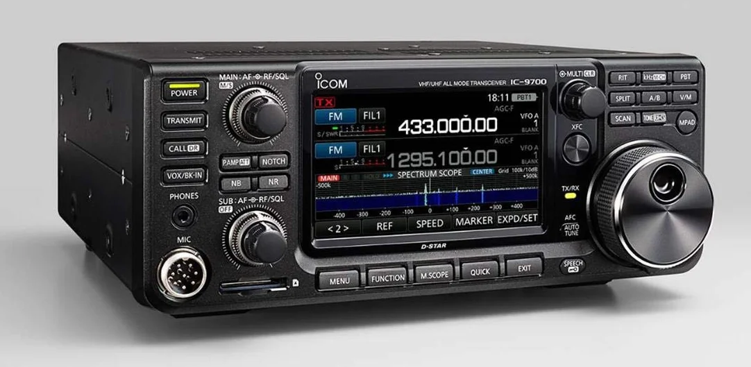ICOM Ic-9700 - transceiver 144/430/1200 MHz, czarny, dla doświadczonych amatorów radiowych