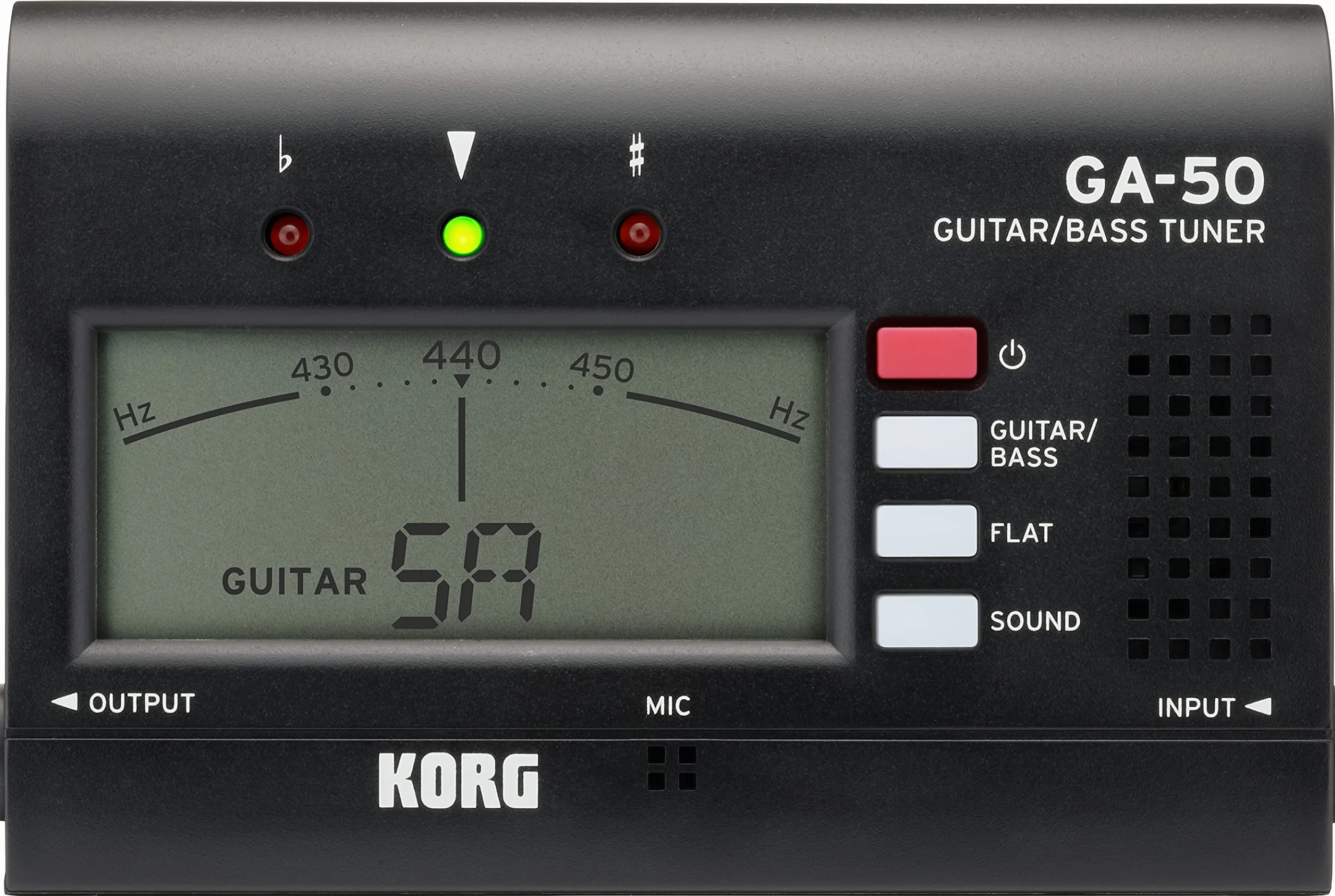 Korg Ga-50 Ręczny Tuner Kieszonkowy Do Gitary I Basu
