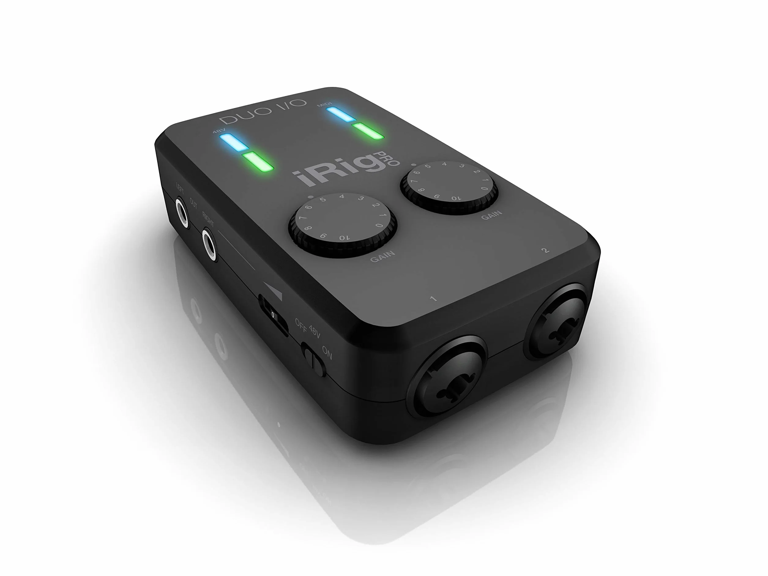 iRig Pro Duo I/O - mobilny 2-kanałowy interfejs audio/MIDI, IP-IRIG-PRODUOIO-IN