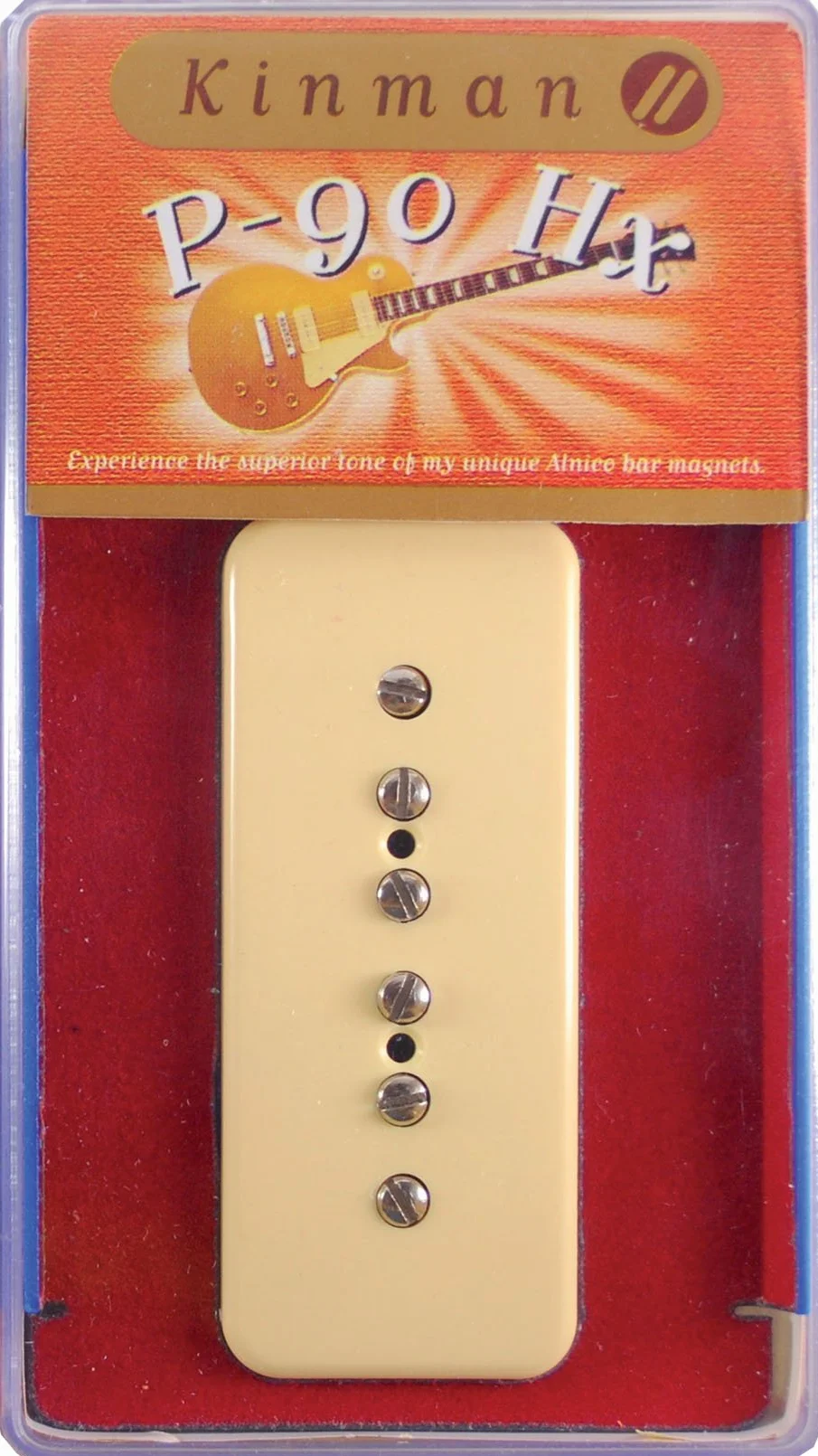 Kinman Pickup P-90 HX Clean Bridge - Pojedynczy pikkup do pozycji mostu - Krem