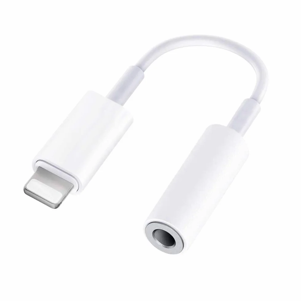 Adapter Lightning do słuchawek [certyfikat Apple MFi] iPhone na jack 3,5, dongle AUX Audio na gniazdo słuchawkowe, kompatybilny z iPhone 14/13/12/11/XR/X/XS/8/7, obsługuje wszystkie systemy iOS