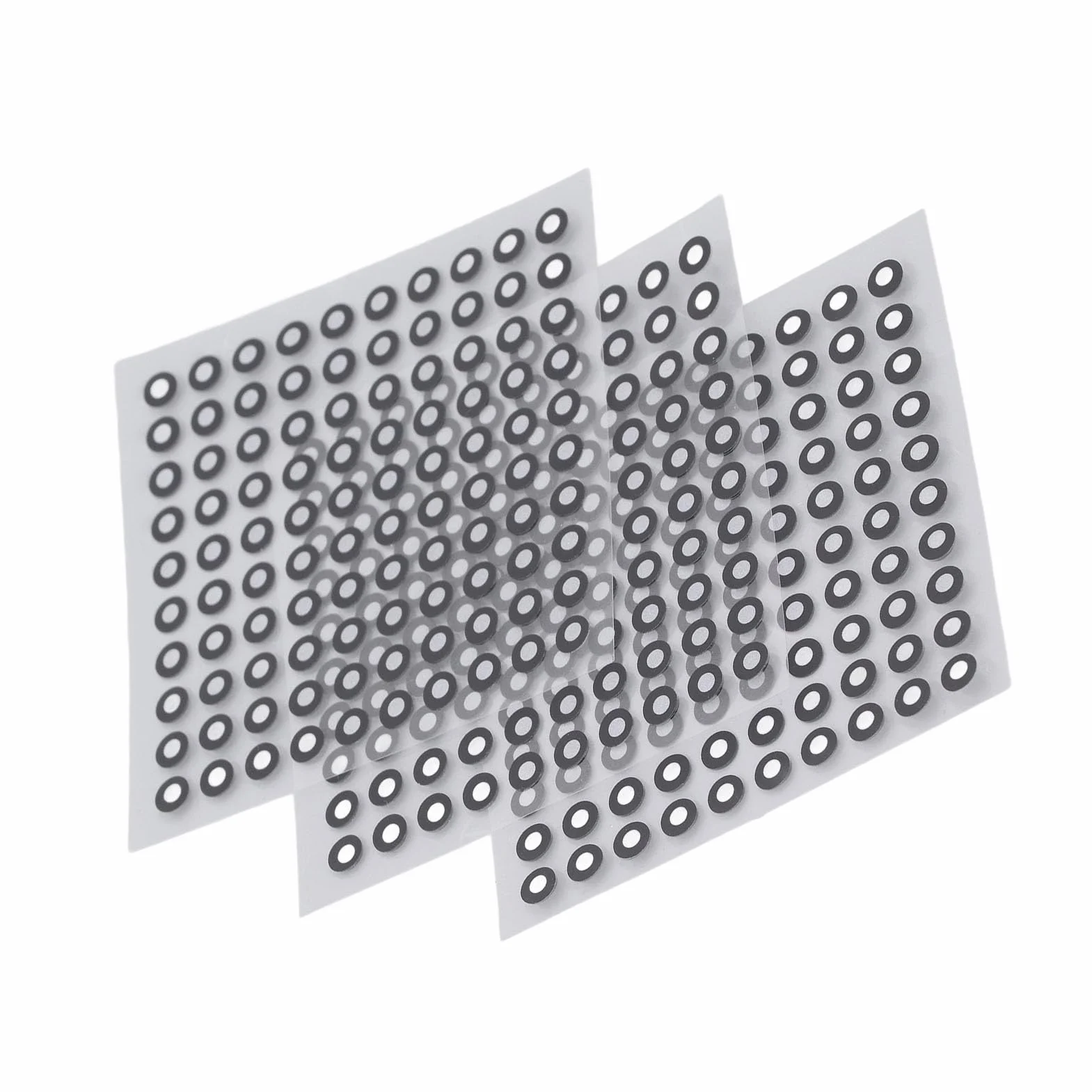 Punkt znakowania skanowania 3D, 3 arkusze skanera punktów pozycjonowania, punkty odblaskowe 3D, skanowanie 3D, naklejka z folii odblaskowej, gumki w stylu pióra