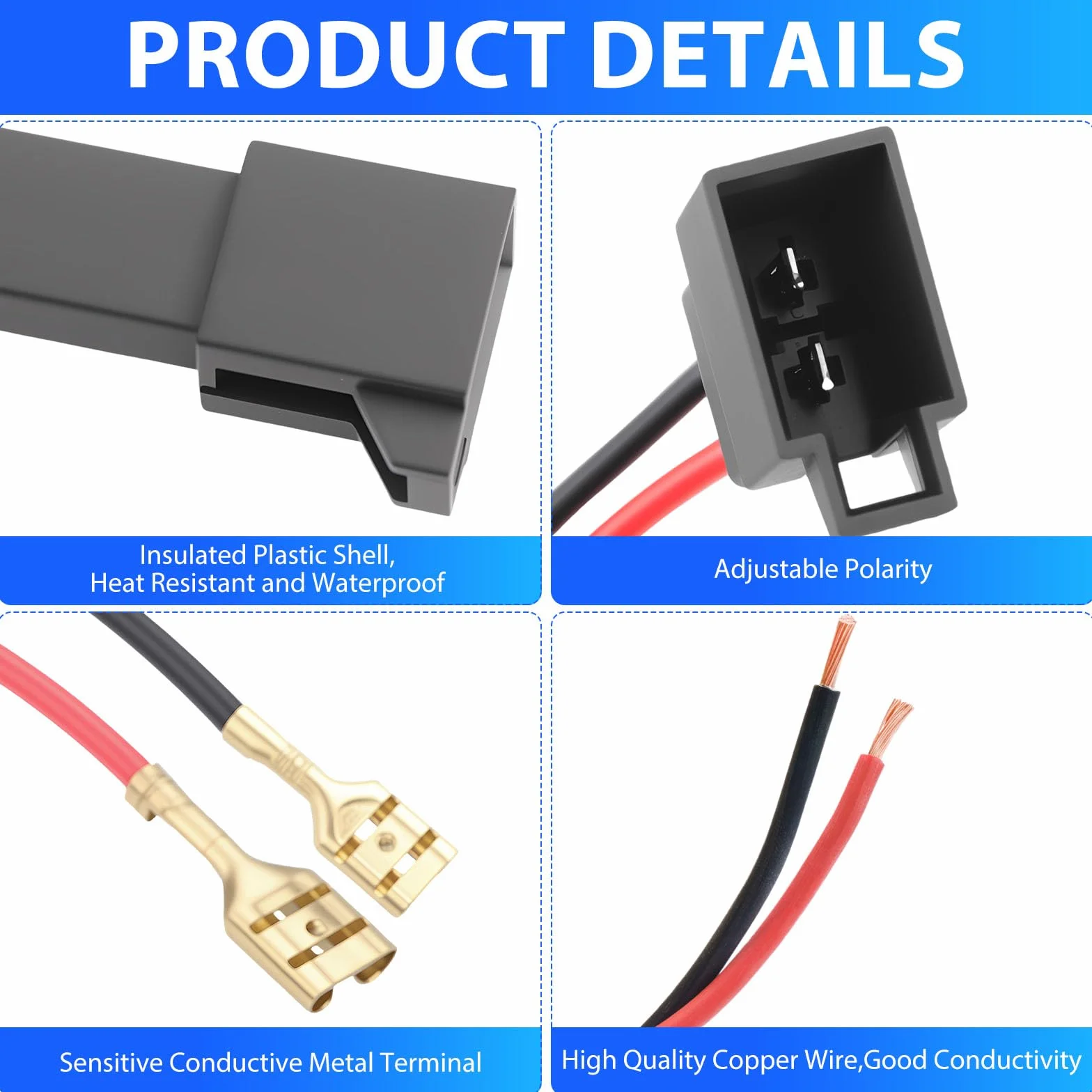 4 sztuki adapter głośnika samochodowego na DIN kompatybilny z Renault Opel Astra Seat, Skoda, Volvw, Peugeot, Citroen, Fiat, Ford, Mercedes, radio, adapter, zestaw adapterów samochodowych