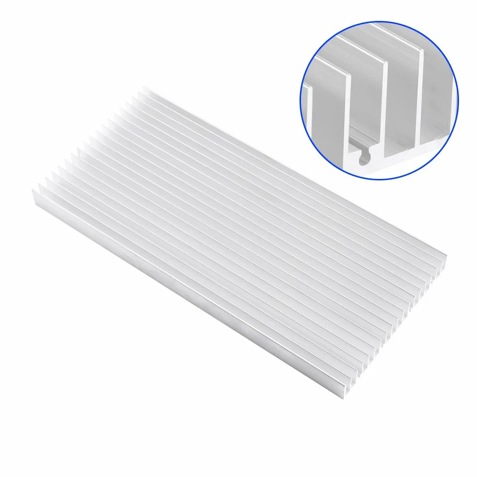 Aluminiowy radiator LED 300x140x20mm do skutecznego chłodzenia wysokomocowych diod LED z wysoką przewodnością cieplną dla świateł LED