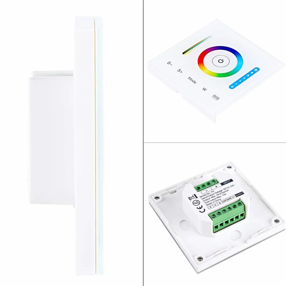 Sterownik LED do panelu dotykowego MIBOXER do zmiany koloru paska świetlnego RGB/RGBW/RGB + CCT.