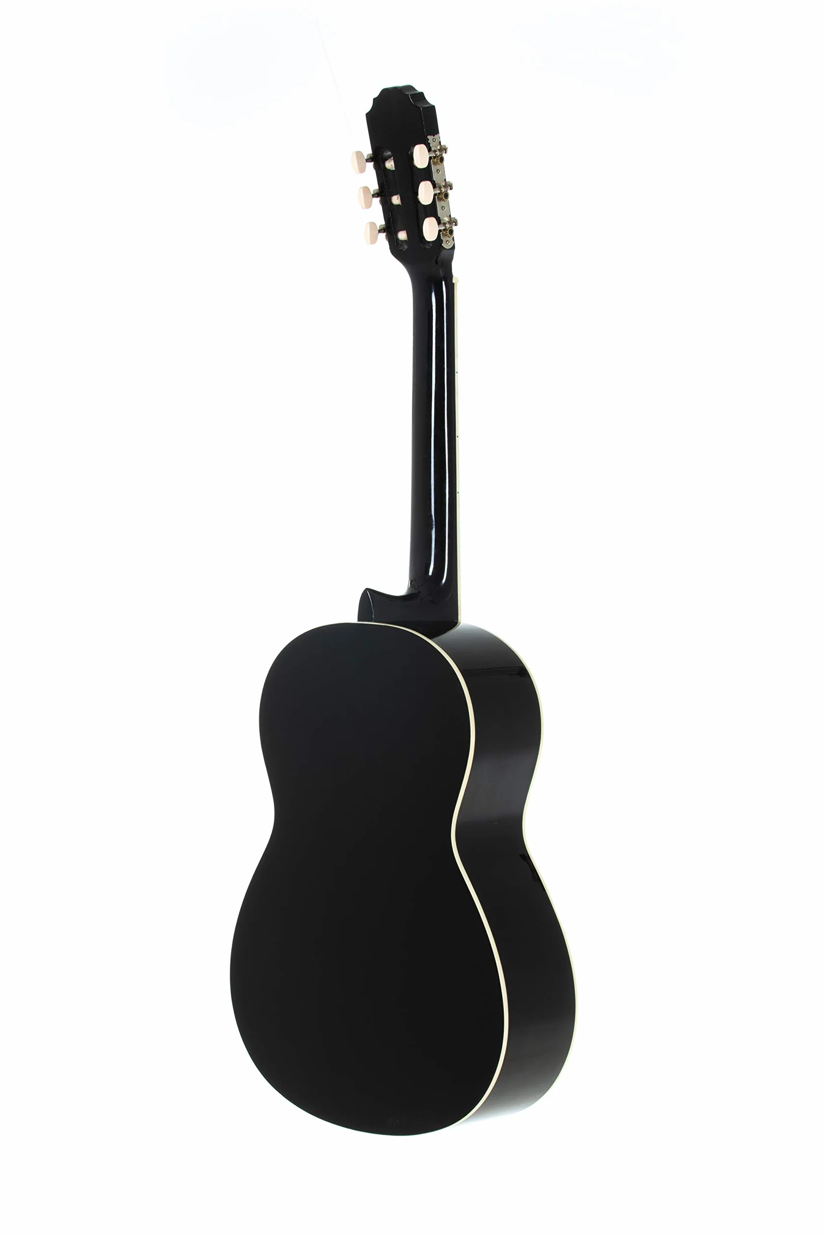 GEWA gitara klasyczna Basic 1/4, korpus lipa, podstrunnica drewno pakkaholz, chromowane maszynki, czarny
