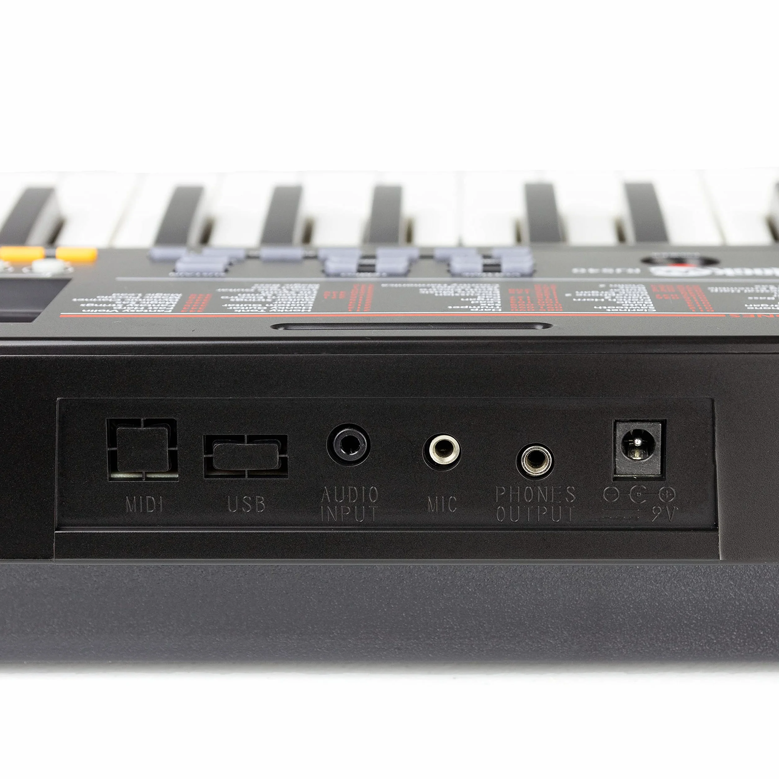 RockJam 61-Key Keyboard fortepian ze stojakiem na nuty, naklejki i lekcje