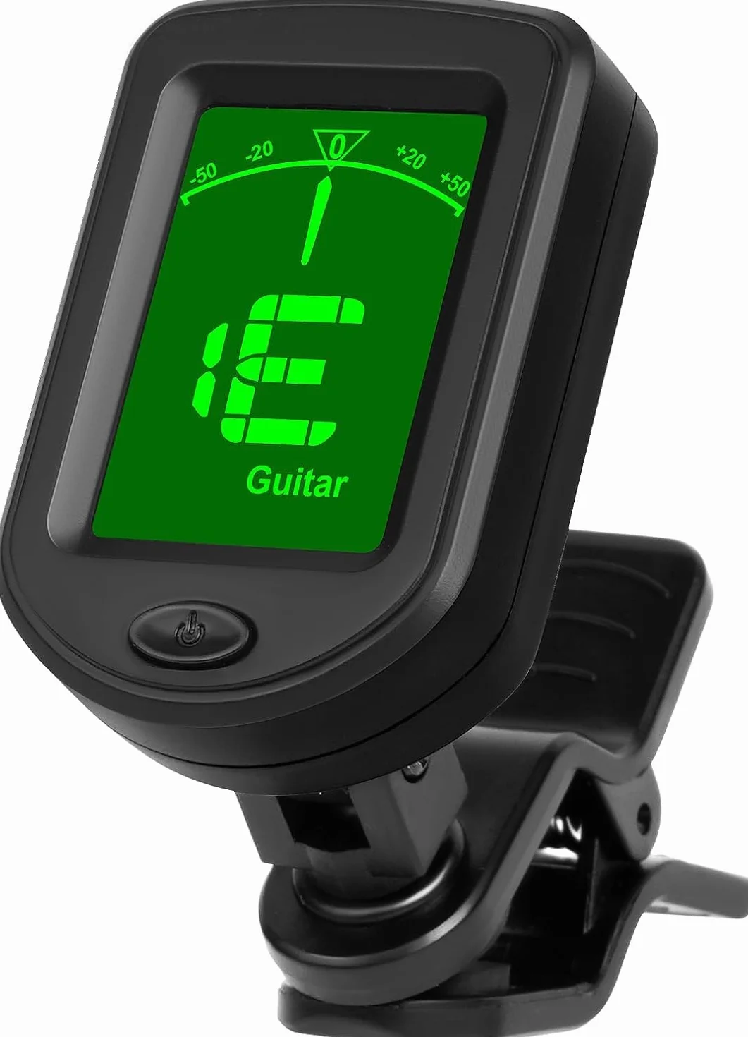 tuner gitarowy na klips, cyfrowe tunery do akcesoriów gitarowych z wyświetlaczem LCD, tuner gitarowy na klips do gitary akustycznej, basowej, skrzypiec, ukulele, gitary elektronicznej