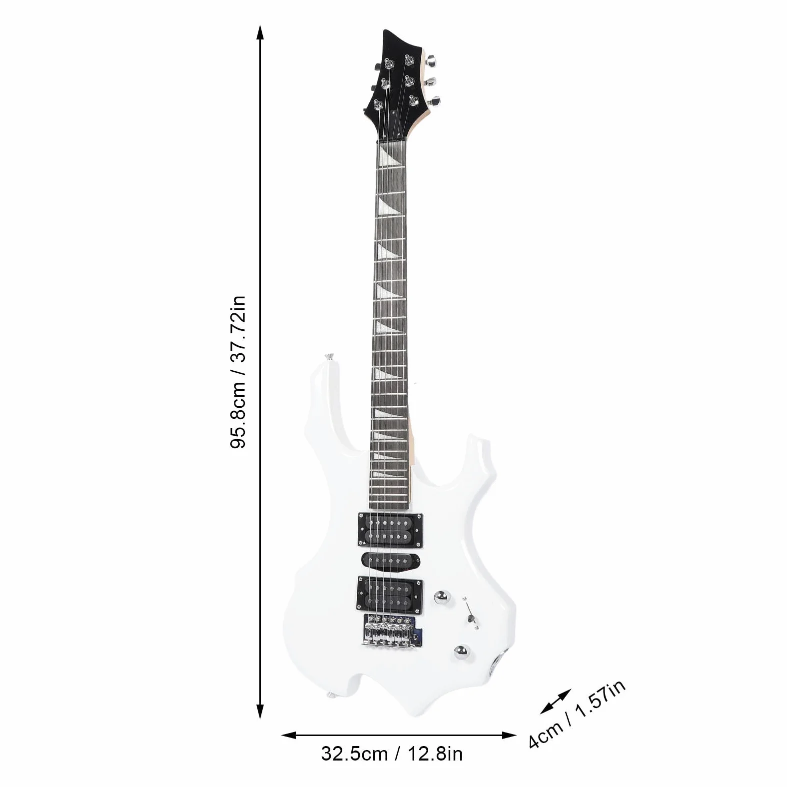 Pełnowymiarowy Zestaw do Gitary Elektrycznej ze Wzmacniaczem 20W Początkujący Rozrusznik Praworęczny Gitara Elektryczna z przenośną torbą zapasową