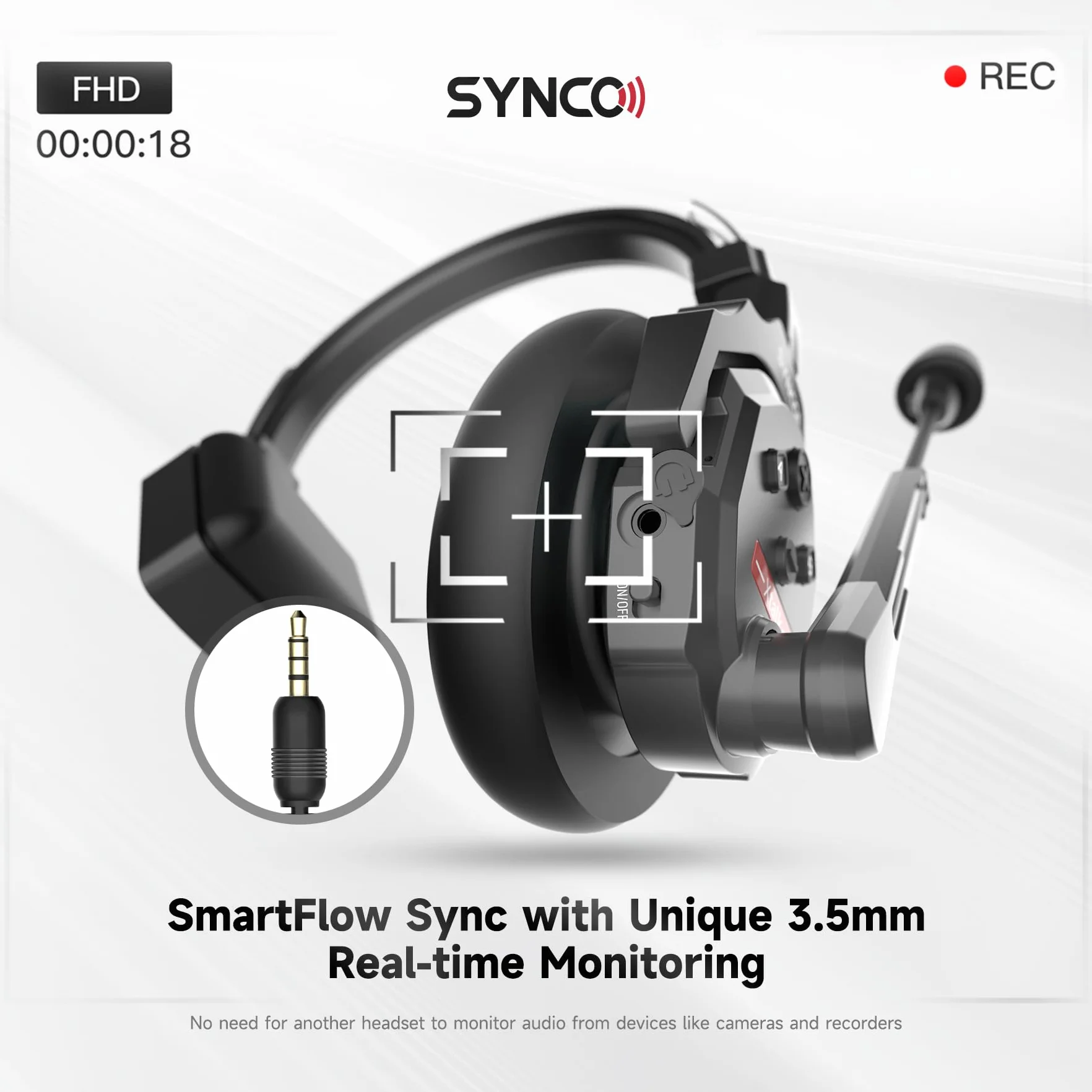 SYNCO XTalk bezprzewodowy system interkomowy ze słuchawkami, losowy projekt do kręcenia filmów, pokazów scenicznych i występów scenicznych (XTalk X5 (5 szt.)