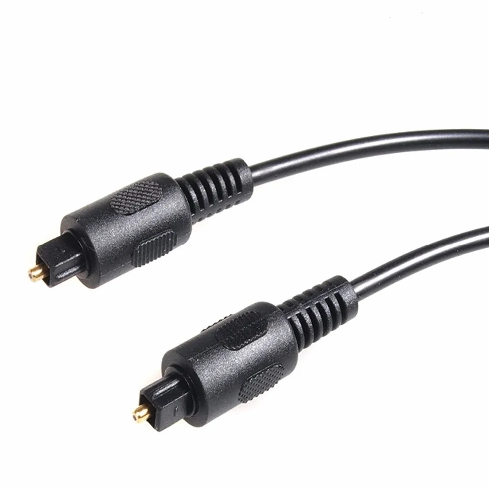 Maclean MCTV-639 Uniwersalny Kabel Optyczny T-T TOSLINK - 1m, Przewód Optyczny do Odtwarzacza CD/SACD/Blu-ray/DVD/TV/SAT lub Kina Domowego, Przewód Audio, Kabel do Dźwięku