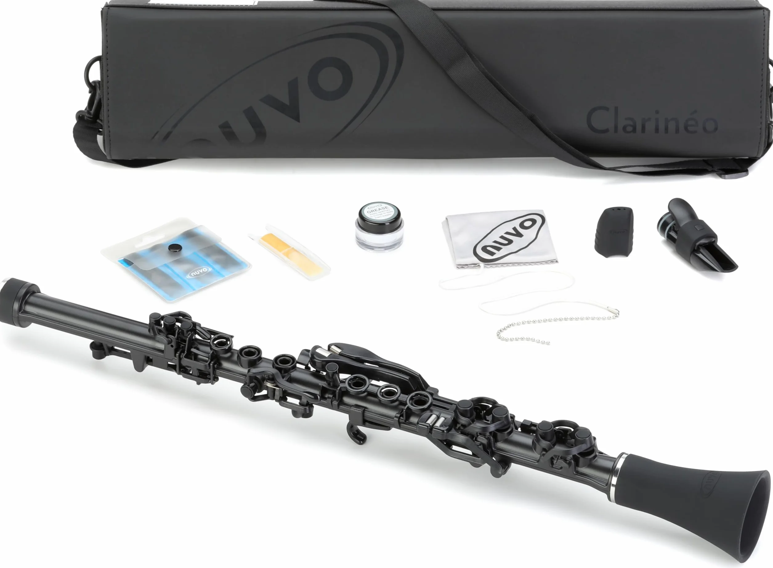 Nuvo N120CLBK Clarineo 2.0 czarno-srebrny 7,3 cm x 47 cm x 11,2 cm