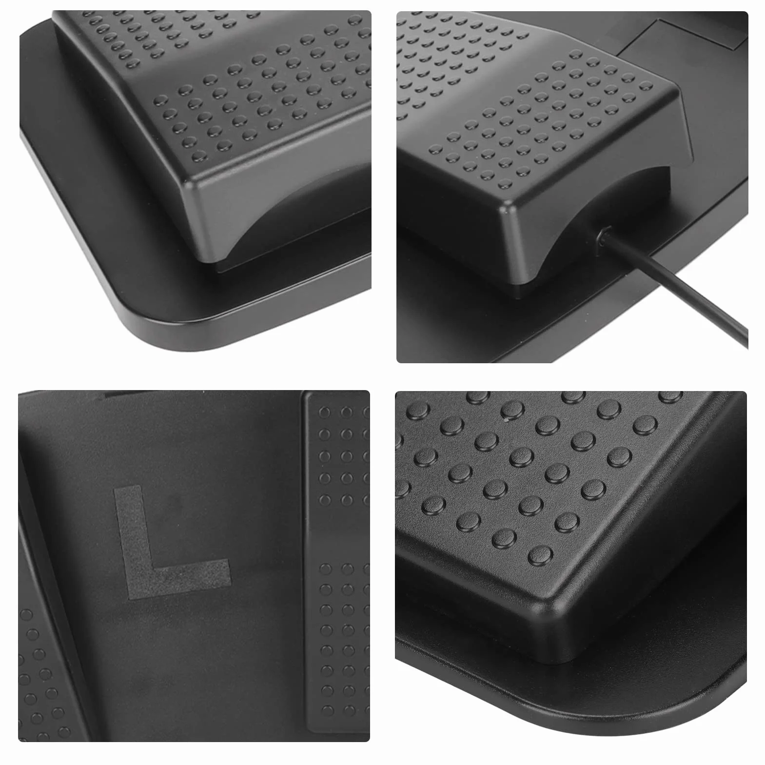 Potrójny Pedał USB, Potrójny Przełącznik Mechaniczny Kontrolera Klawiszy, Pedał Przełącznika Działania Klawiatury USB do Gier Media Instrument