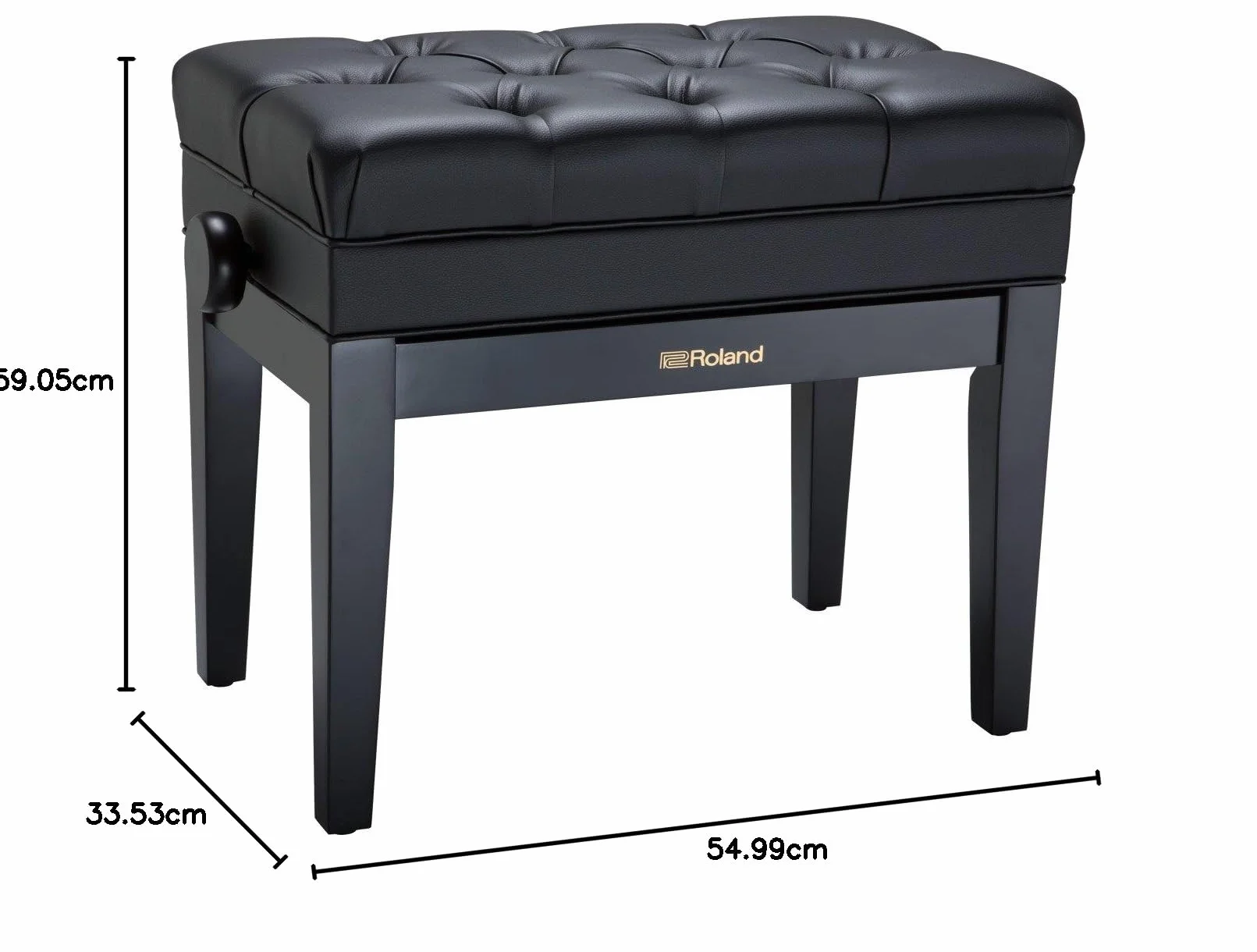 Roland RPB-500PE Piano Bench with Storage Compartment