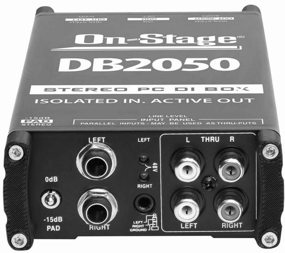 On-Stage Active Stereo DI Box
