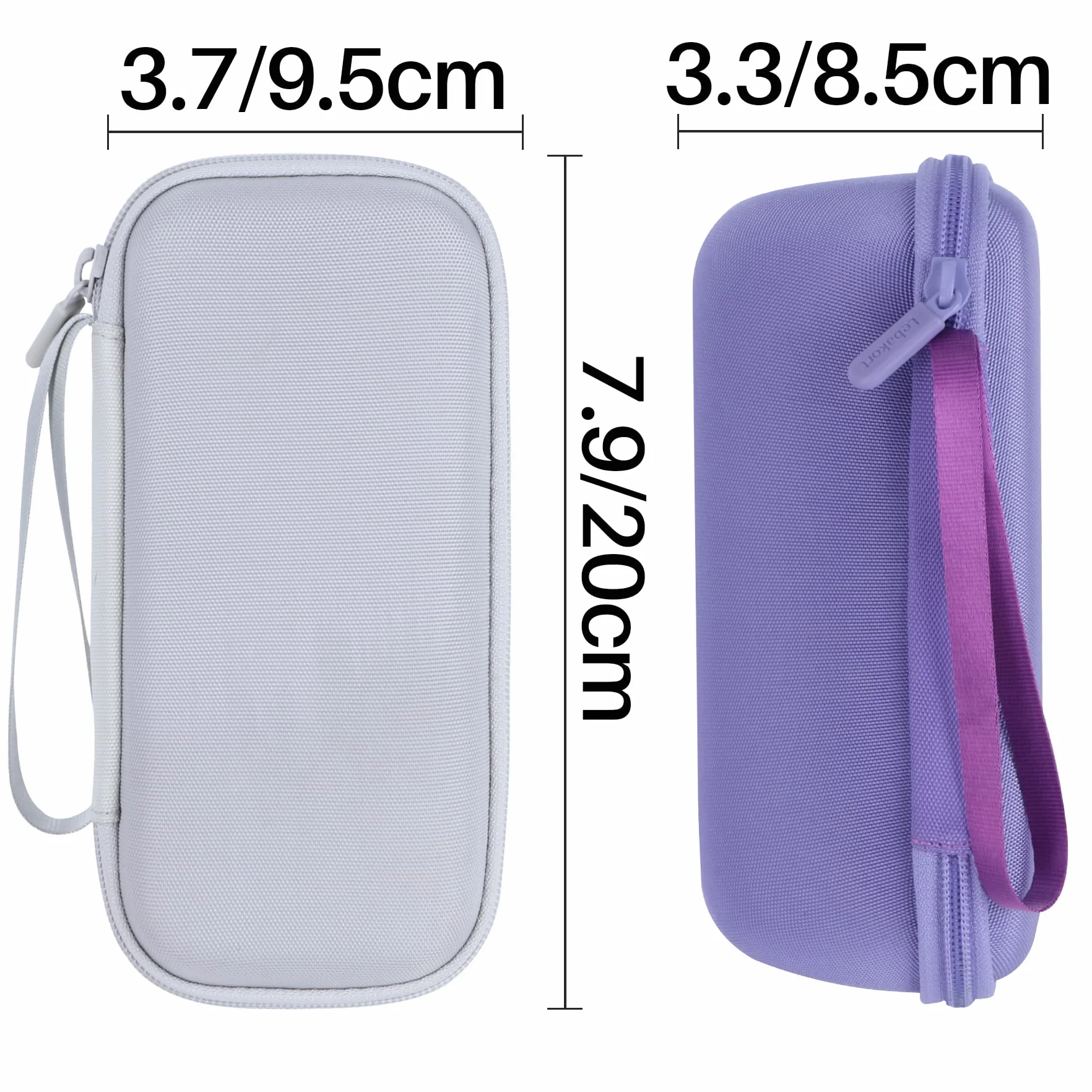 Lebakort Twarda torba etui pokrowiec do JBL Grip kompaktowy głośnik (czerwony)