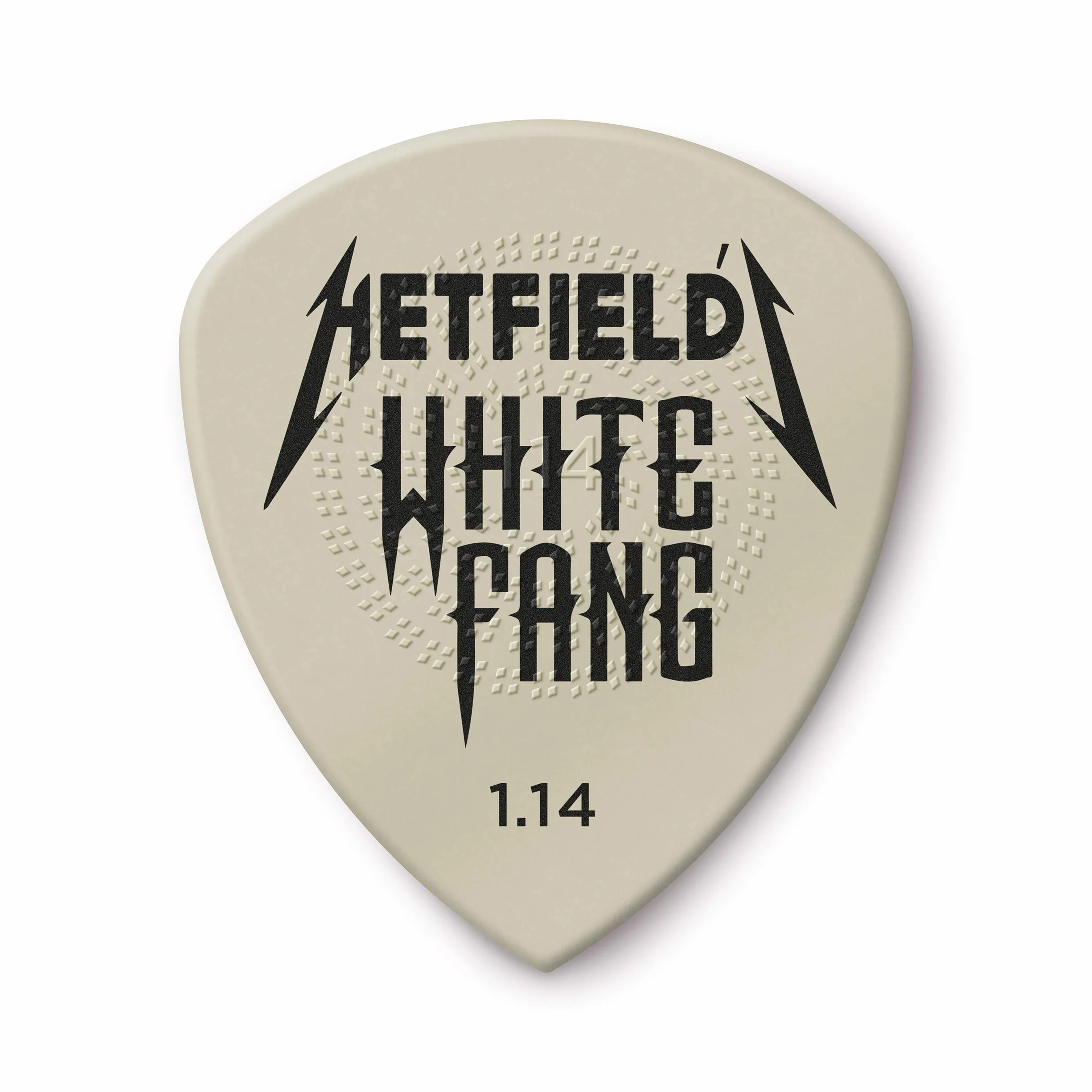 Jim Dunlop Ph122P1.14 Kostki Gitarowe, Biały, 1.14 mm