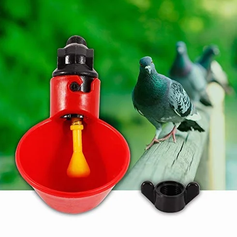 5 SZTUK Kurczaka Ptak Automatyczne Poidła Miseczki Na Kubki Wody(Fixed screw bowl, 12)