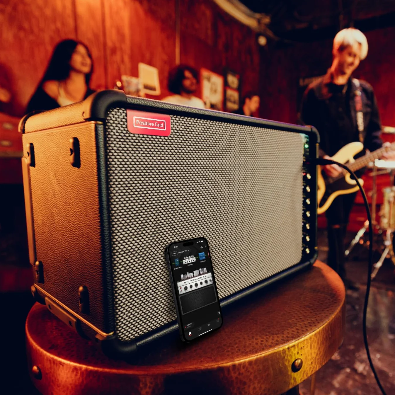 Positive Grid Spark LIVE Smart Guitar Amp, Multi-Channel PA System & Bluetooth Speaker All-In-One for Guitar, Bass, Vocals, Keyboards and more.