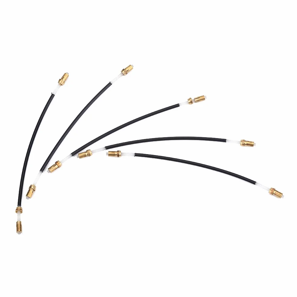 Skrzypce Tailgut, 5 Szt. Nylon Tailgut Tail Gut Tailcord z Mosiężnym Złączem śrubowym, Wymienny Tailgut Tailcord na Skrzypce 3/4 4/4