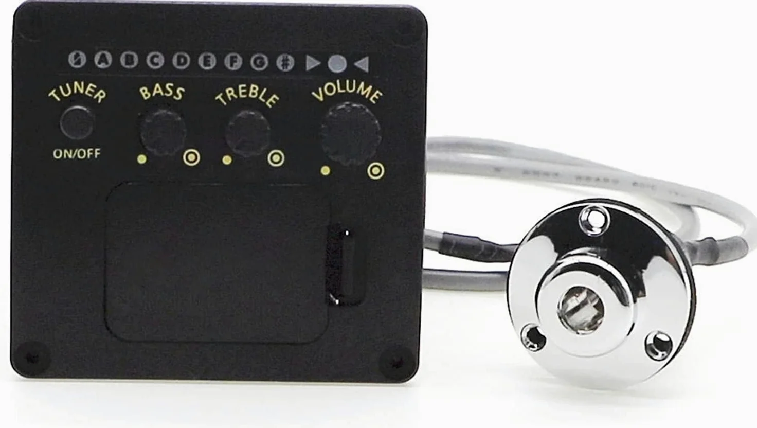 Mikrogitara akustyczna, przetworniki gitarowe przedwzmacniacz EQ Tuner Piezo Pickup Equalizer System Equalizer