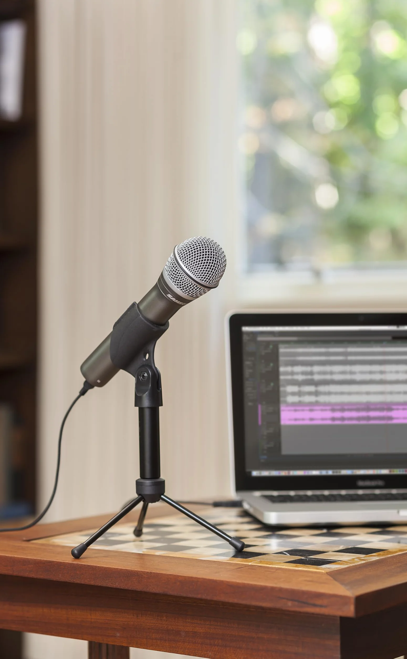 Samson Q2U USB/XLR Dynamiczny mikrofon podcastowy pakiet nagrywania szary