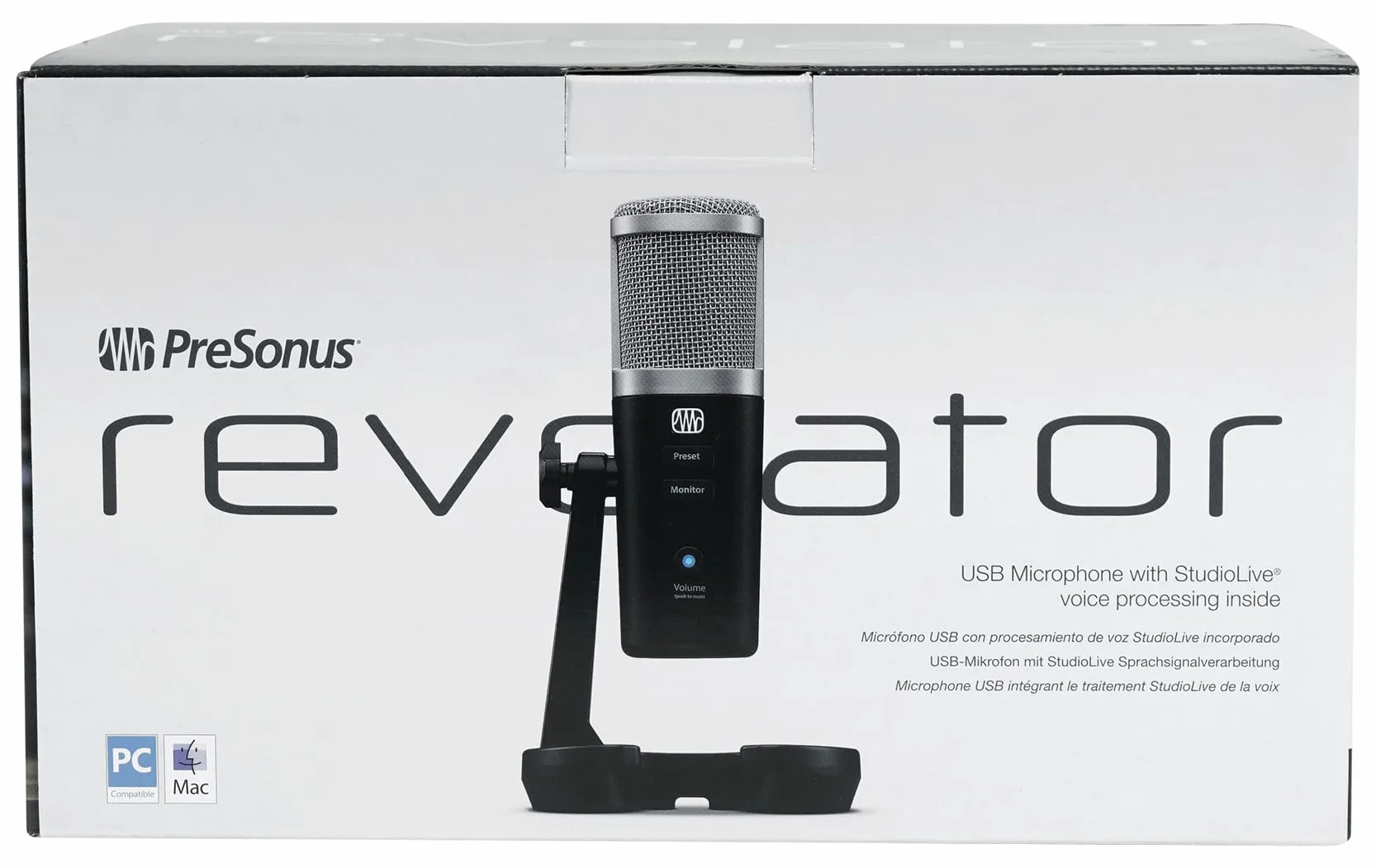 PreSonus Revelator mikrofon pojemnościowy USB z efektami głosowymi i miksem pętlowym