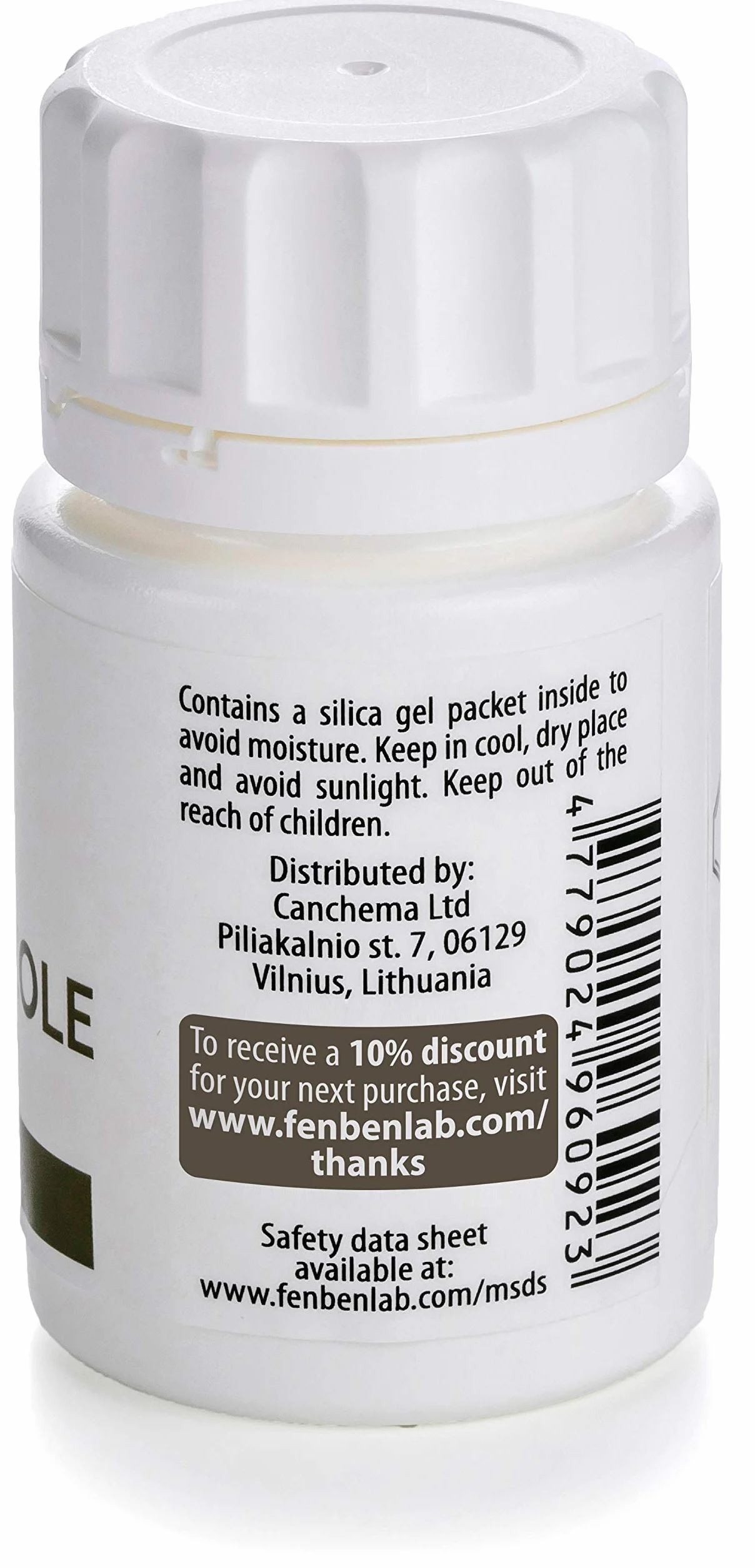 Fenbendazole 25g Proszku, Czystość >99.9%, Wyprodukowane przez Fenben Lab, Dołączono Certyfikat Analizy, Testowany w Certyfikowanym Laboratorium, 0.9oz