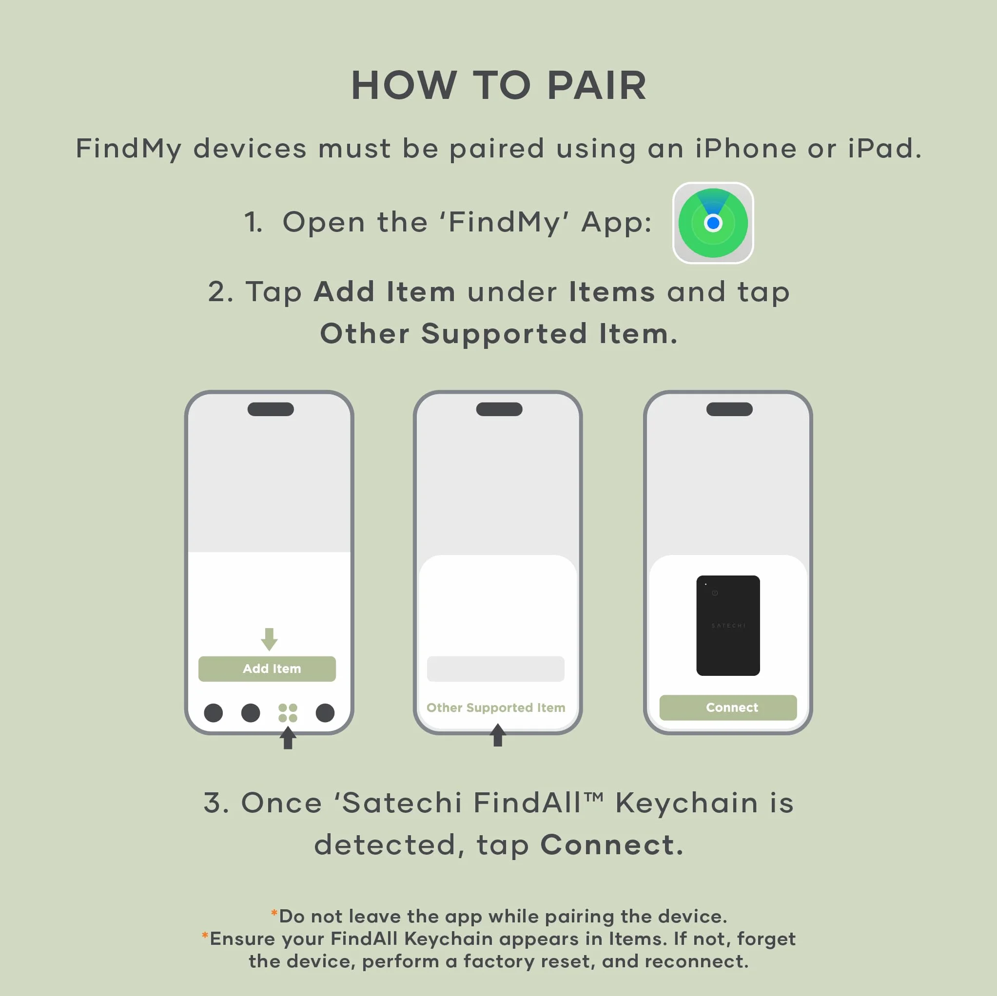 SATECHI FindAll Lokalizator Kluczy Z Funkcją Apple Find My, Ładowaniem Bezprzewodowym, Głośnym Alertem Dźwiękowym, Lokalizatorem GPS Do Kluczy iPhone 17 16 15, iPad, Mac I Innych – Czarny