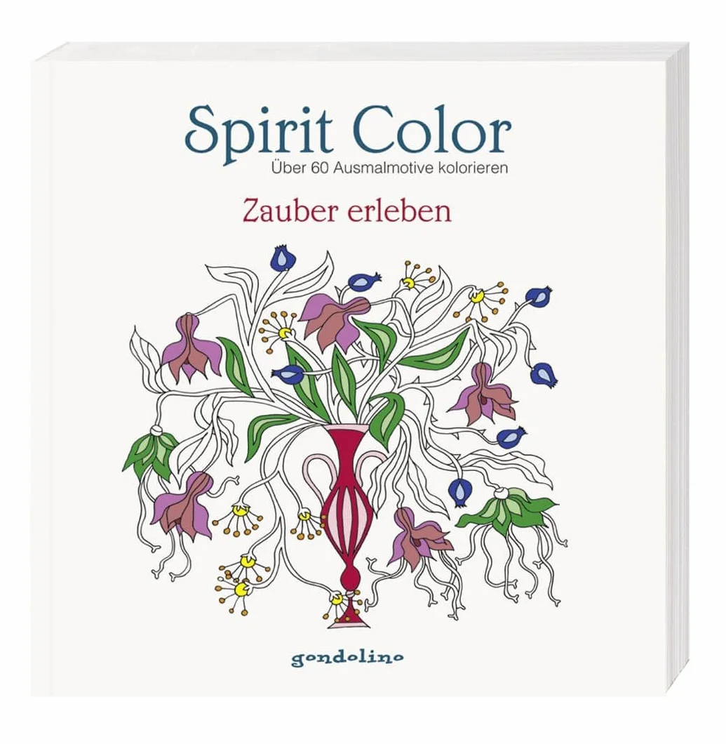 Spirit Color: Zauber erleben: Über 60 Ausmalmotive kolorieren: Malbuch für Erwachsene und Kinder - Ideal zur Stressbewältigung und Entspannung