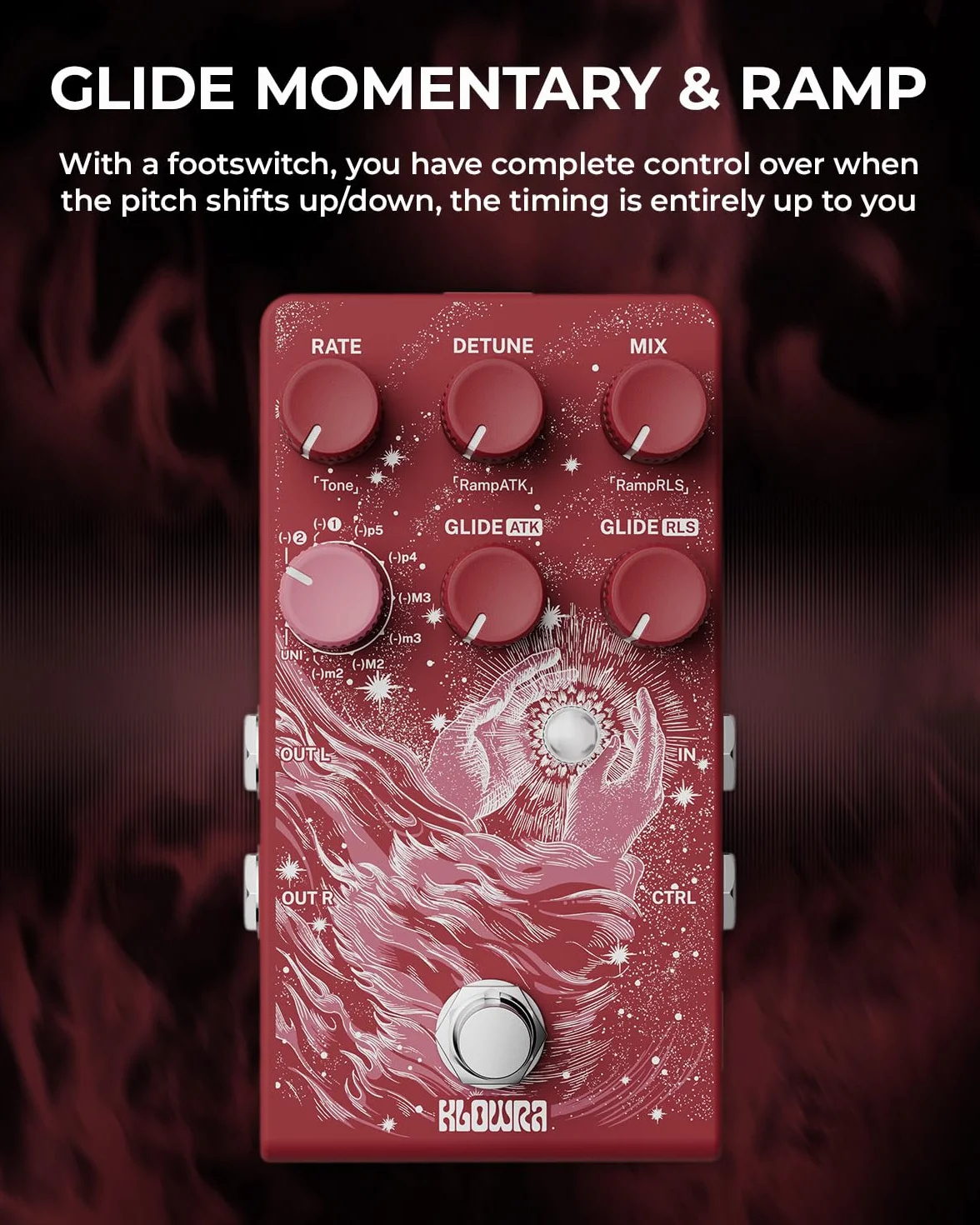 Vein Pitch Shifter gitarowy do gitary elektrycznej z 17 trybami spadku skoku, precyzja mikrorotonalna, analogowa suchość, prawdziwe stereo, wejście CTRL - graj jak pełny basista