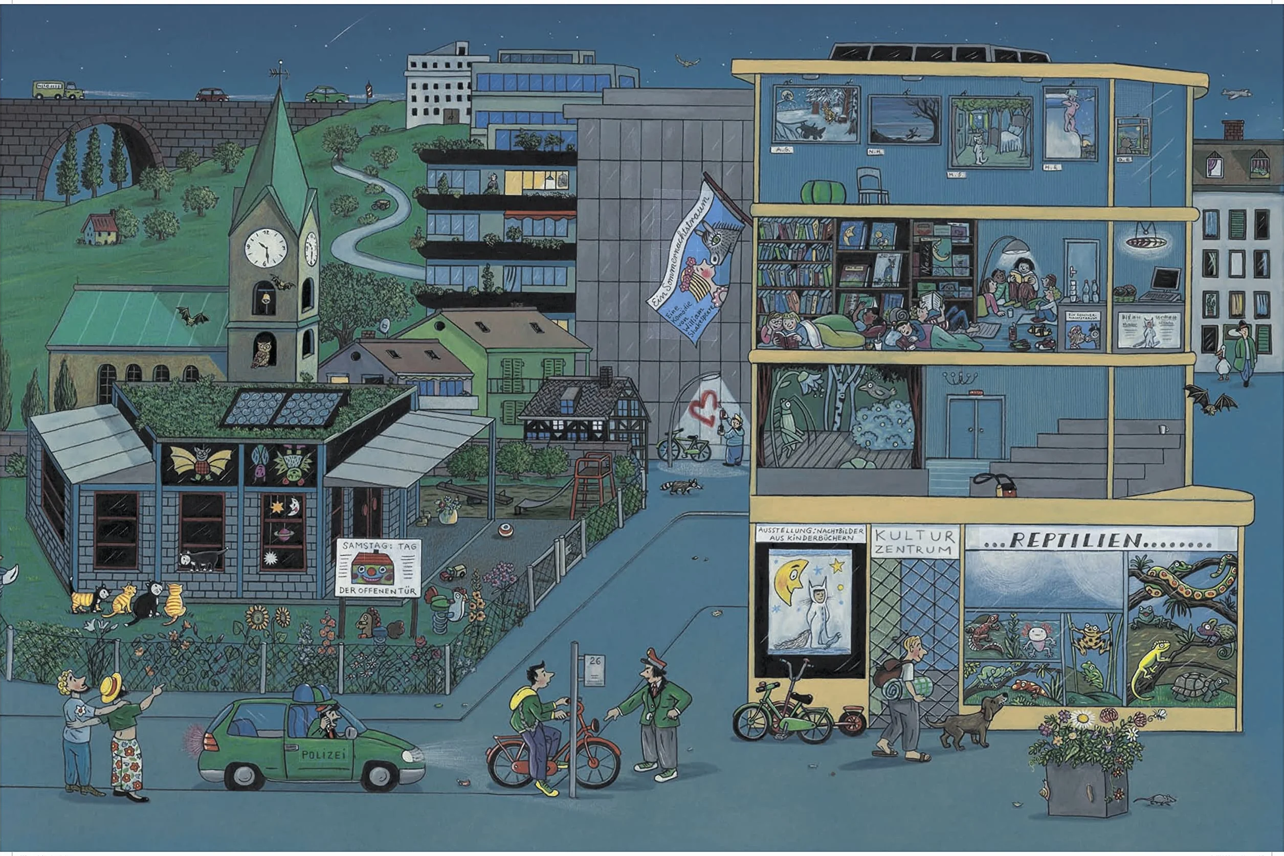 All Around Bustletown: Nighttime