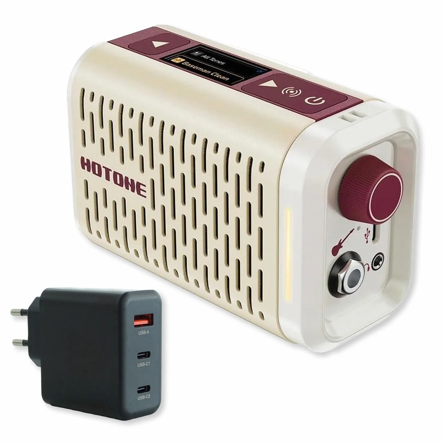 Hotone AP-5WH wzmacniacz gitarowy Pulze Mini Modeling Amp z ładowarką keepdrum