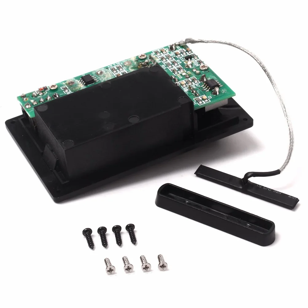 Alnicov Electric Violin Silent EQ odbiornik dźwięku Piezo ze słuchawkami i zestawem kabli wtykowych