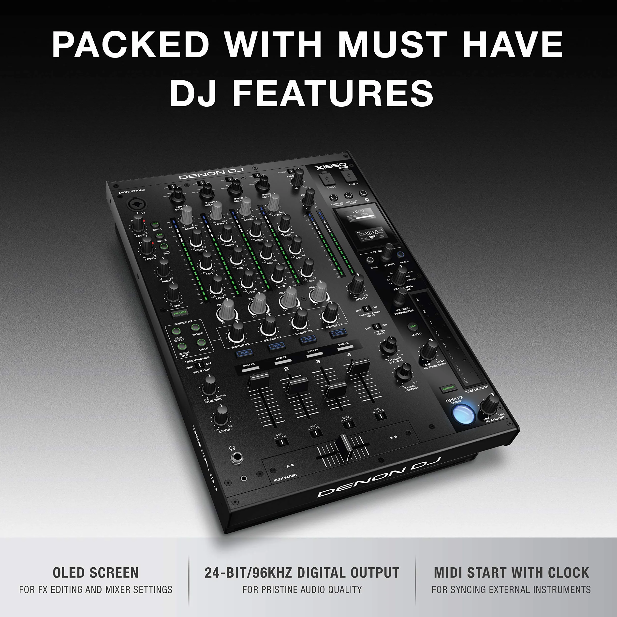 DENON DJ X1850 PRIME stół mieszanki cztery kanały cena