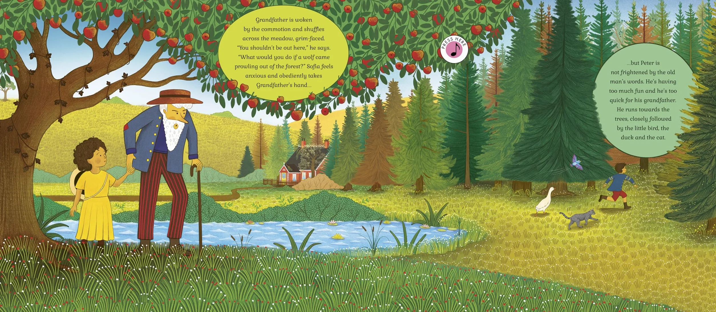 The Story Orchestra: Peter and the Wolf /anglais: Press the note to hear Prokofiev's music: Volume 9