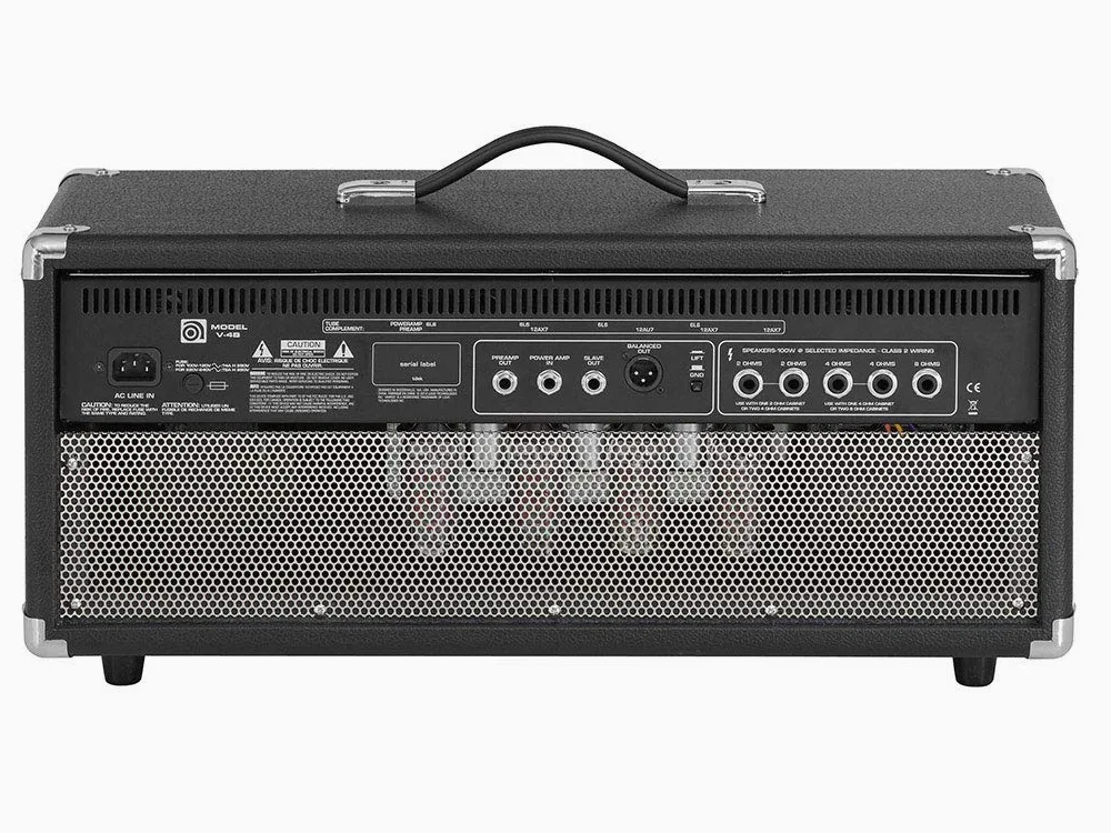 Ampeg V-4B, część basowa, 100 W. Górna część dla basów ze wszystkich zaworów