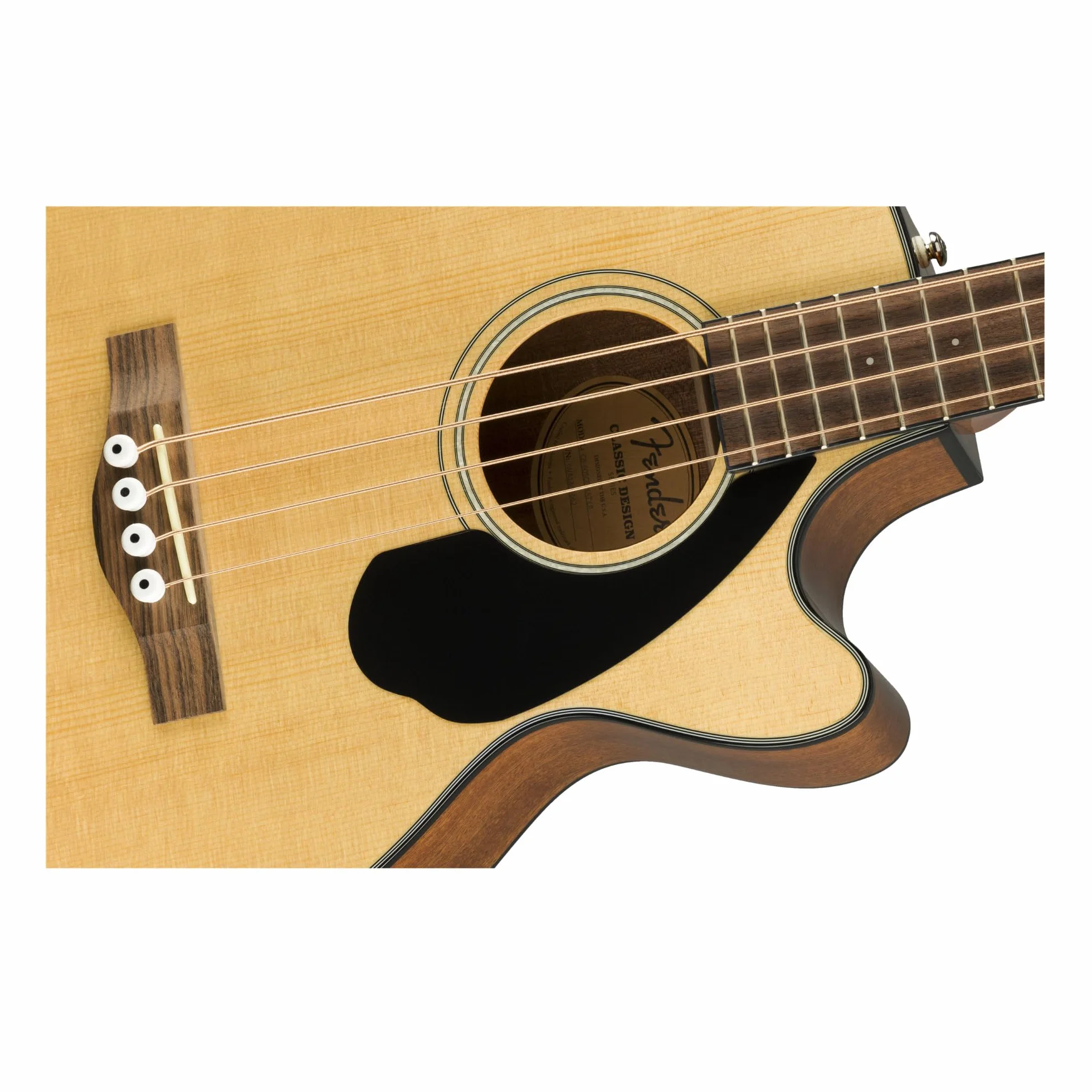 Fender CB-60SCE Acoustic Bass Natural Walnut Fingerboard