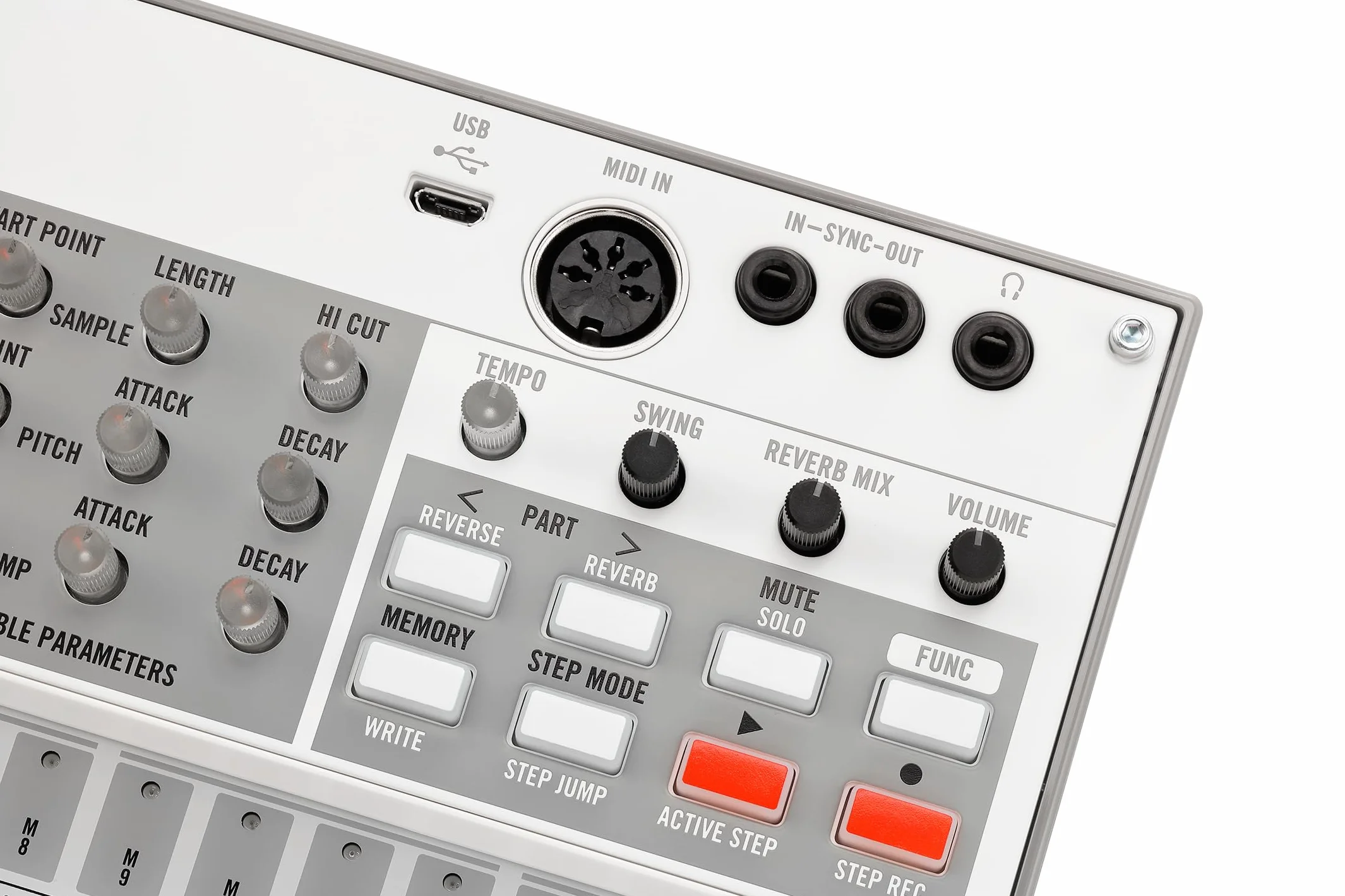 Korg Sampler, Szary, 19,3 x 11,4 x 4,3 cm