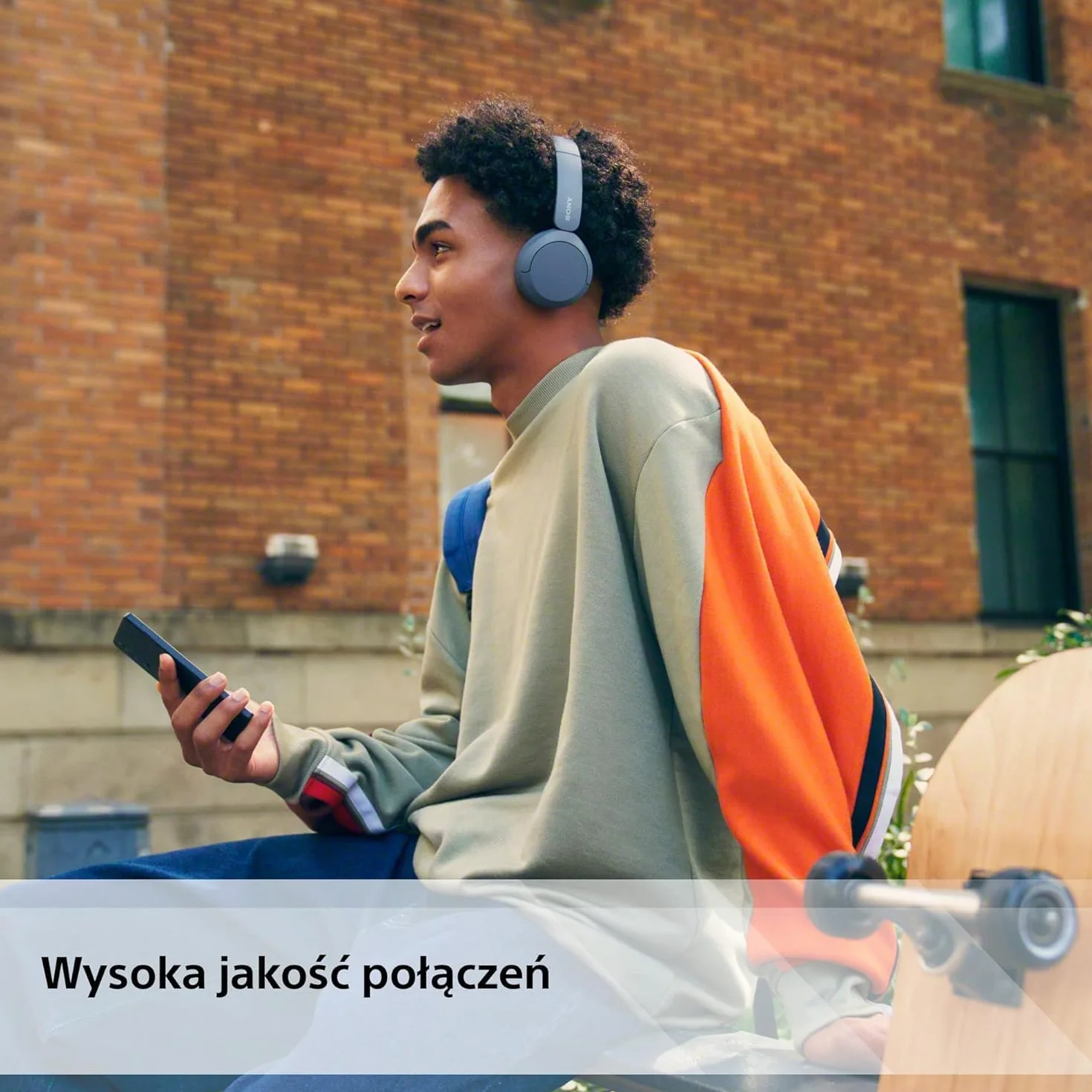 Sony WHCH520L.CE7 Słuchawki, Niebieski