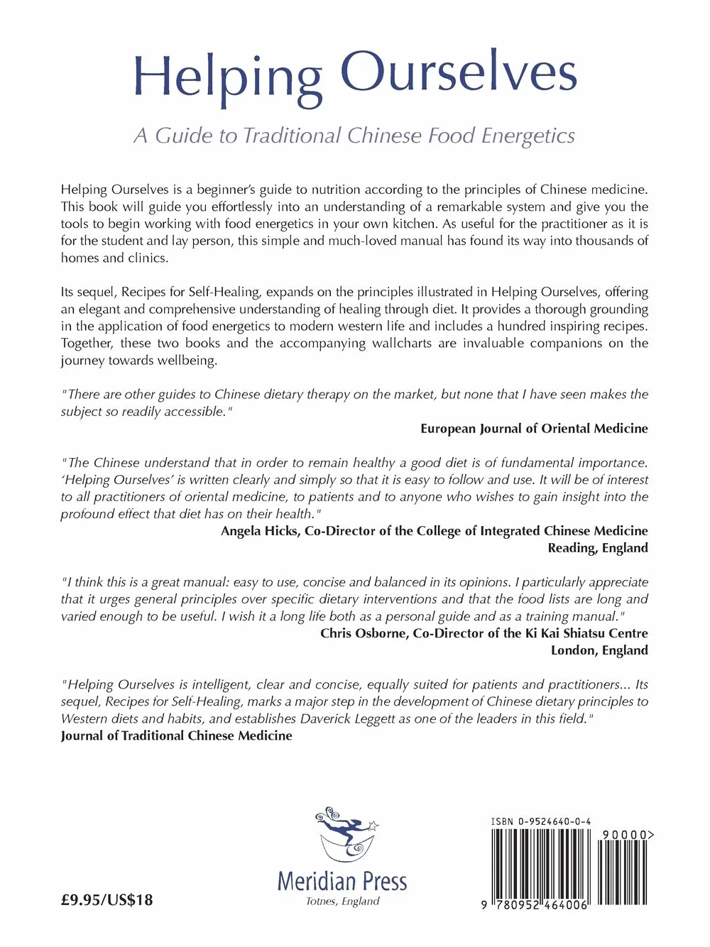 Helping Ourselves: A Guide to Traditional Chinese Food Energetics